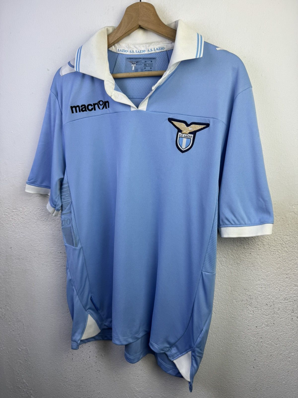 Macron Macron 2012-13 SS LAZIO Klose Jersey Size US M / EU 48-50 / 2 - 2 Thumbnail