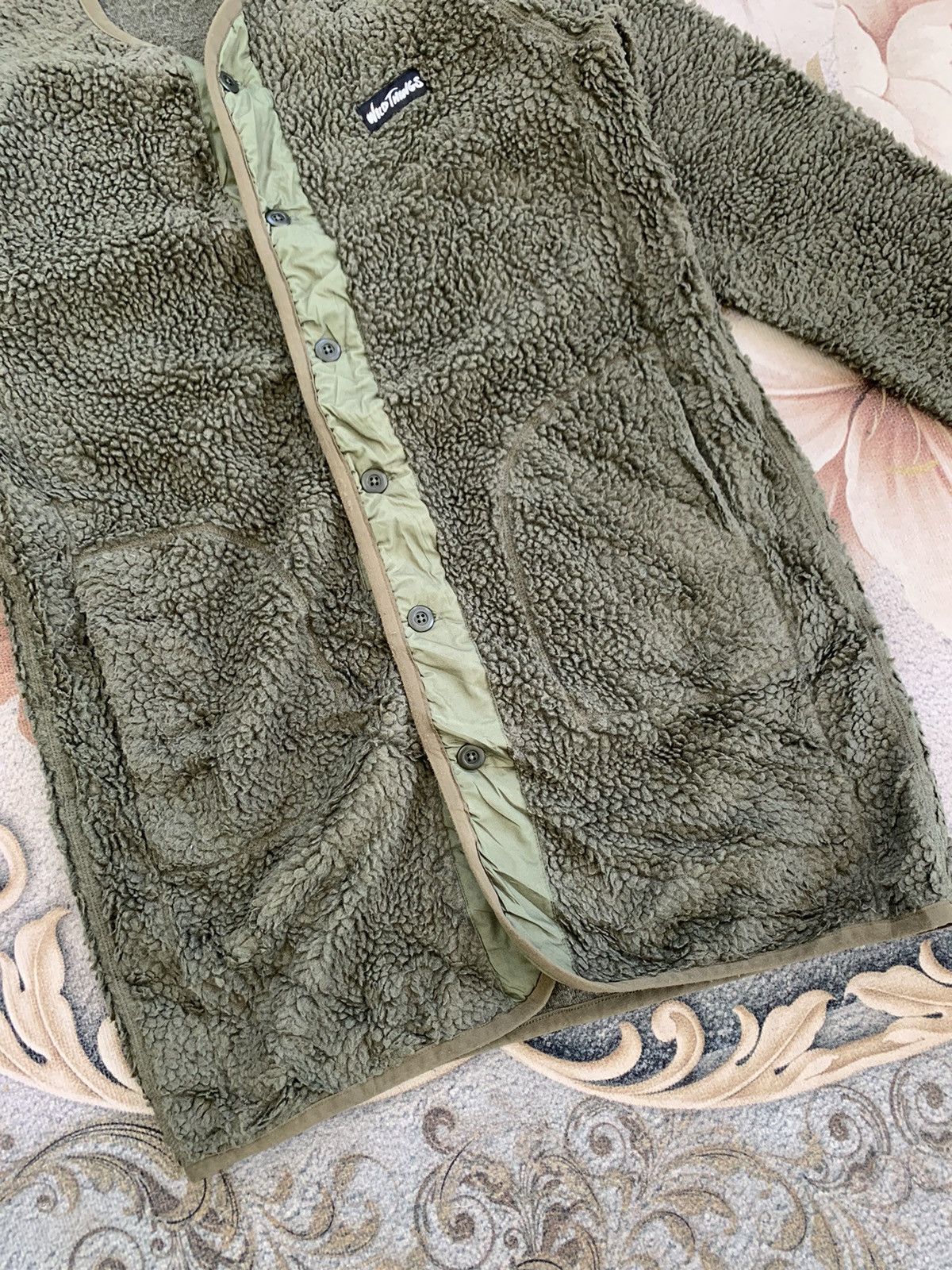 Wild Things WildThings North Conway Usa Olive Pile Fleece Jacket Size US S / EU 44-46 / 1 - 3 Thumbnail
