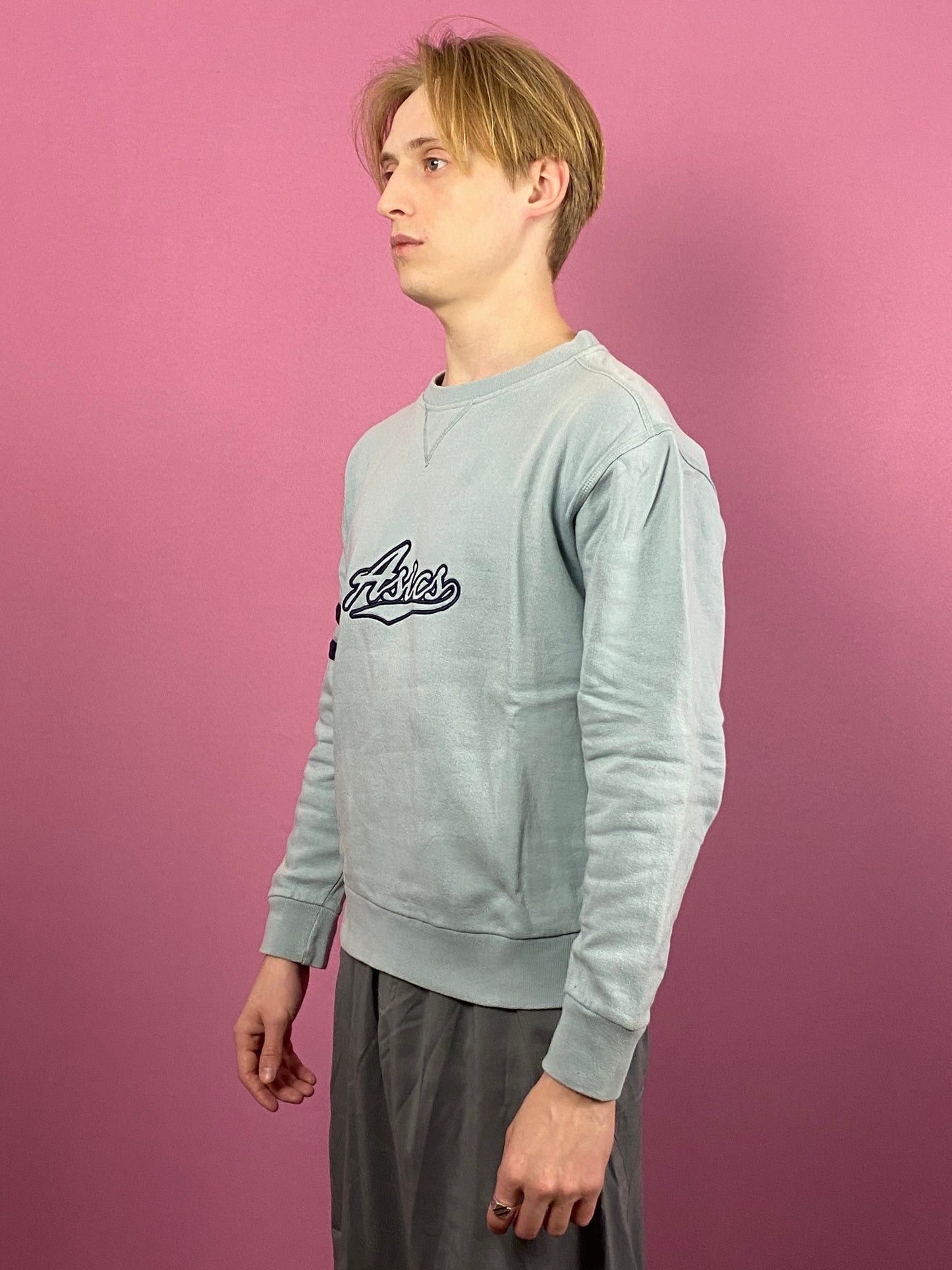 Asics × Vintage 90s Asics Vintage Men's Sweatshirt - S Size US S / EU 44-46 / 1 - 2 Thumbnail