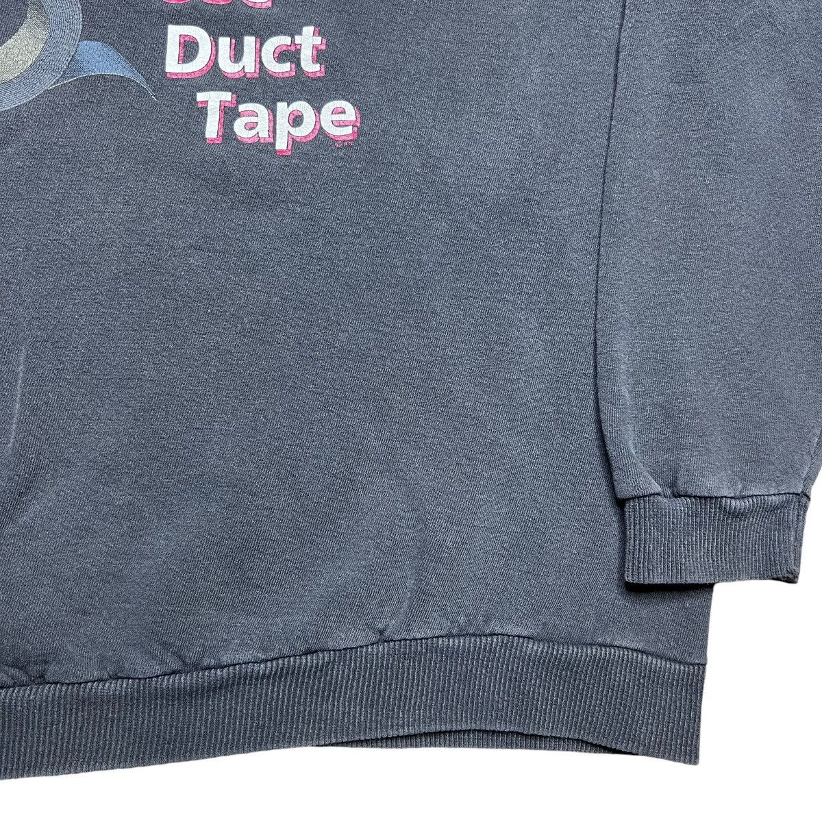 Vintage Vintage 1990s Duct Tape When The Going Gets Tough Sweatshirt Size US XL / EU 56 / 4 - 16 Thumbnail