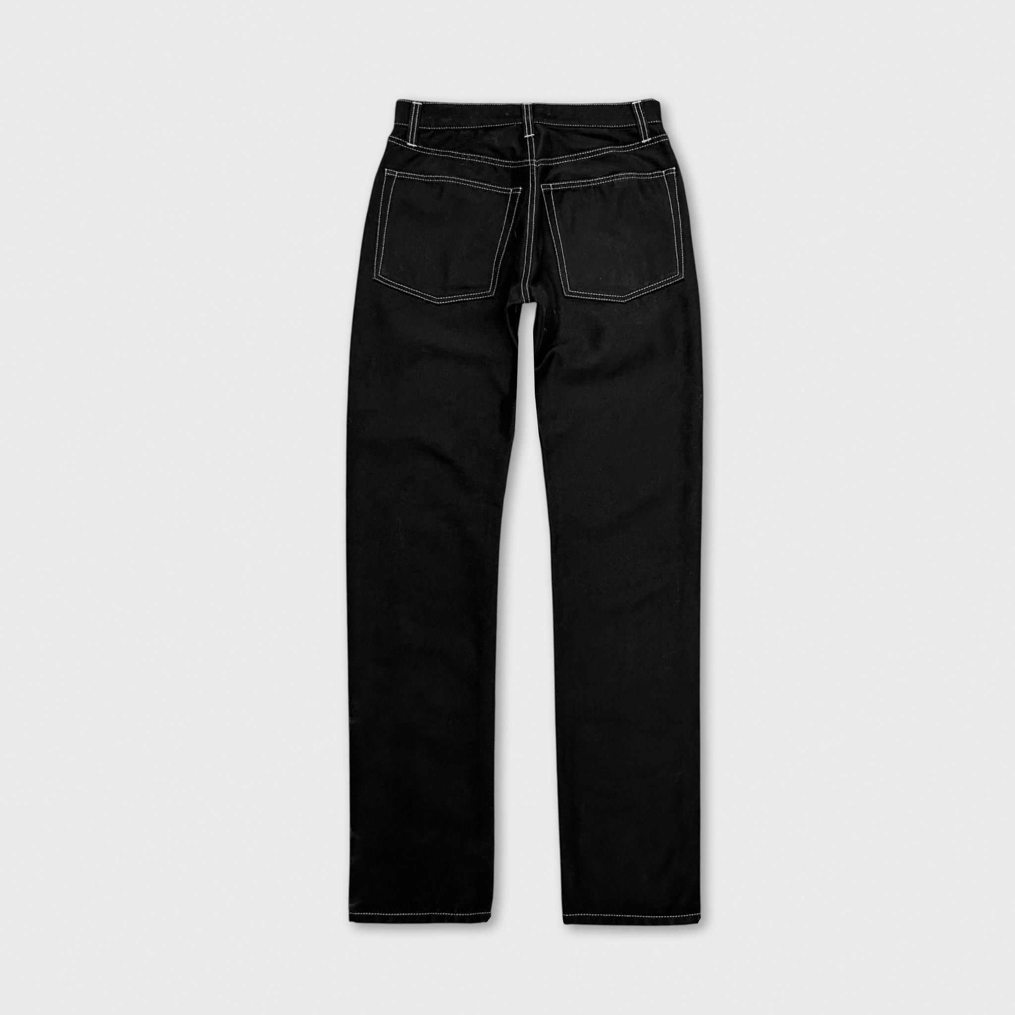 Helmut Lang Helmut Lang 2010s Contrast Stitching Black Pants Size US 30 / EU 46 - 5 Thumbnail