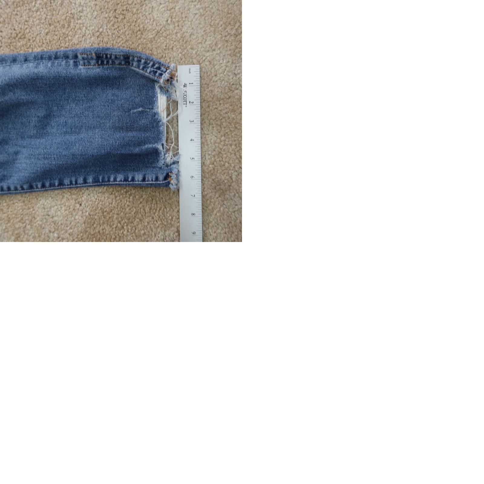 Vintage Maurices Jeans High Rise Boyfriend Women's 14W Blue Stretch Denim Button Fly 5-Pocket Design Regular Inseam 28 in . Size 36" / US 14 / IT 50 - 9 Thumbnail