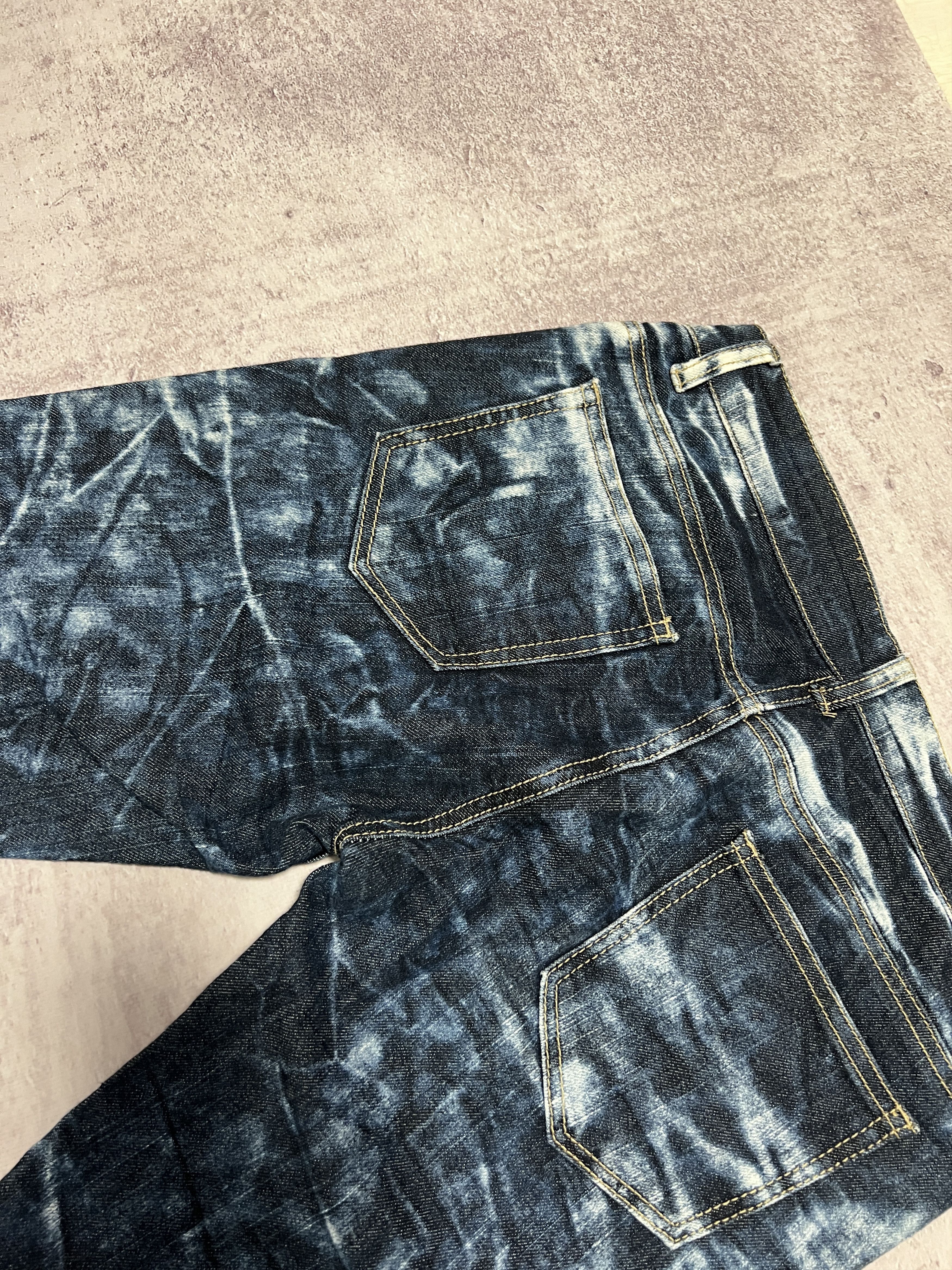 Japanese Brand Vintage 2000s Japanese Washed Denim Jeans Size 30" / US 8 / IT 44 - 4 Thumbnail