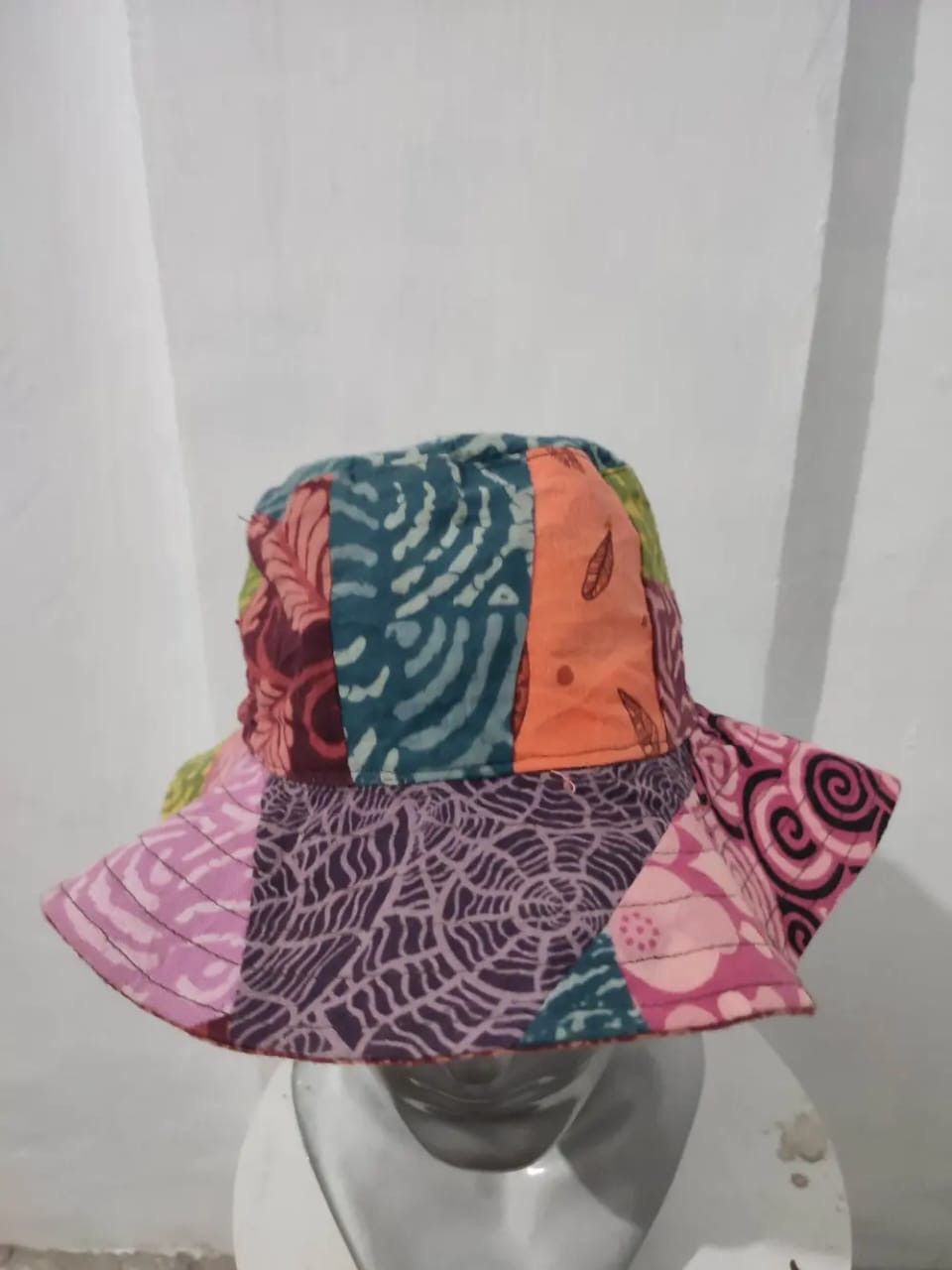 Other Unknown Japanese Patchwork Bucket Hats Size ONE SIZE - 4 Thumbnail
