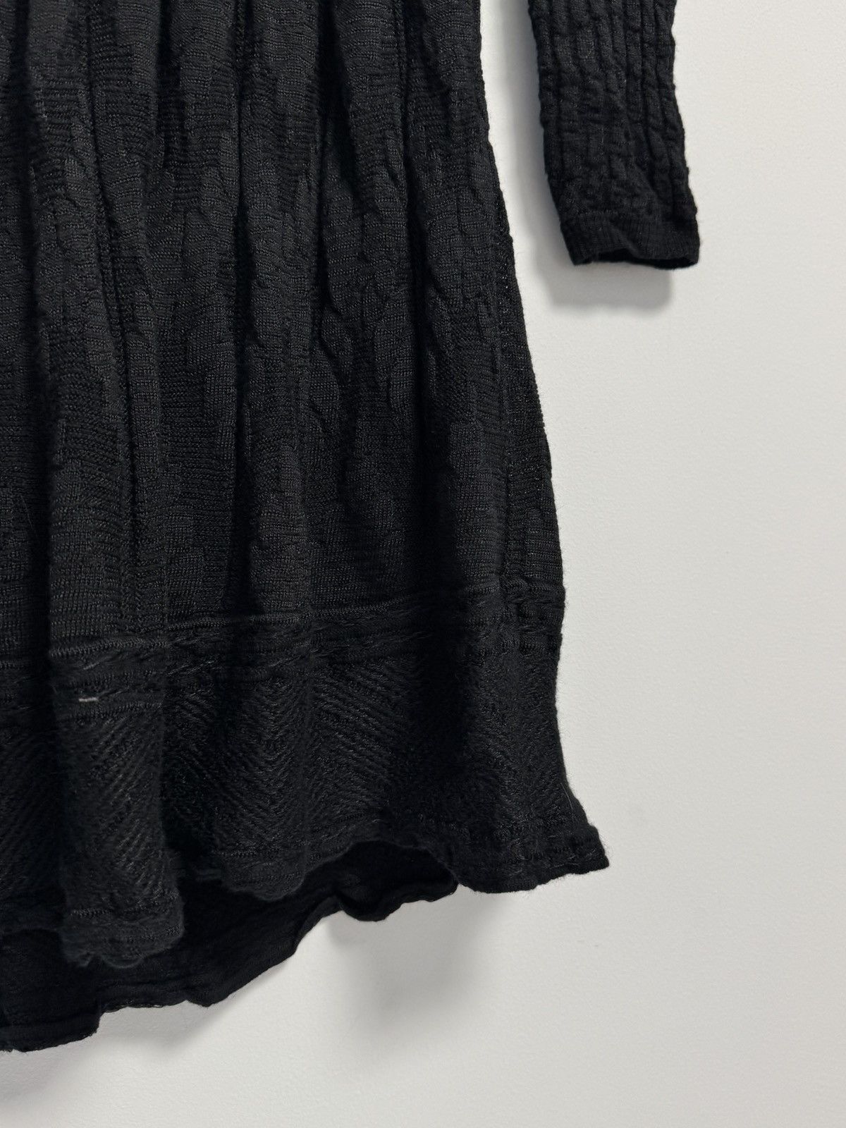 Missoni Missoni Black Knit Long Sleeve Dress Women’s Size L / US 10 / IT 46 - 5 Thumbnail
