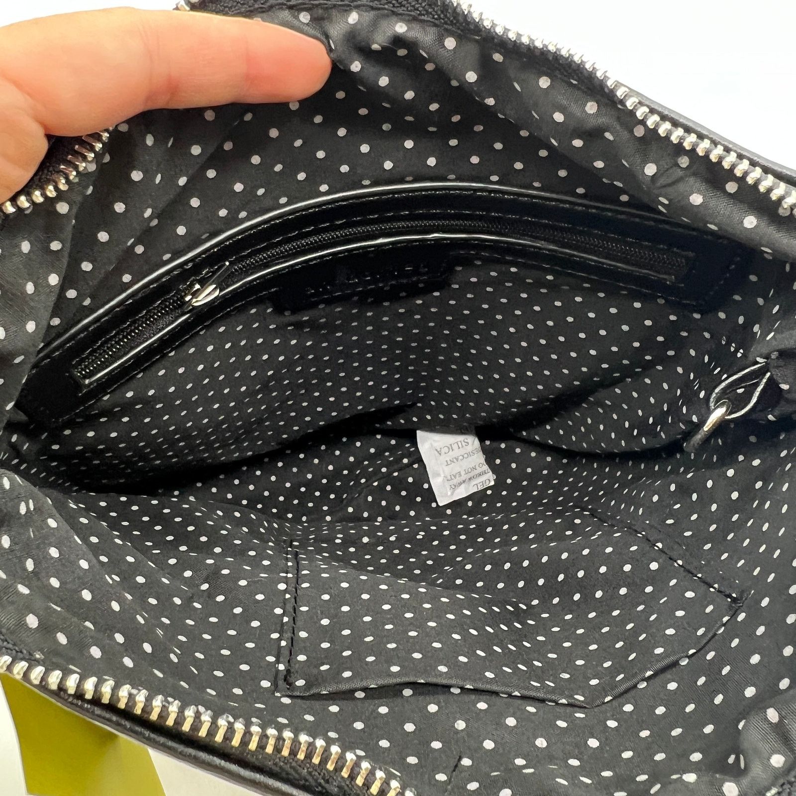 Other Ahdorned Double Zip Faux Leather Crossbody Black Size ONE SIZE - 2 Thumbnail