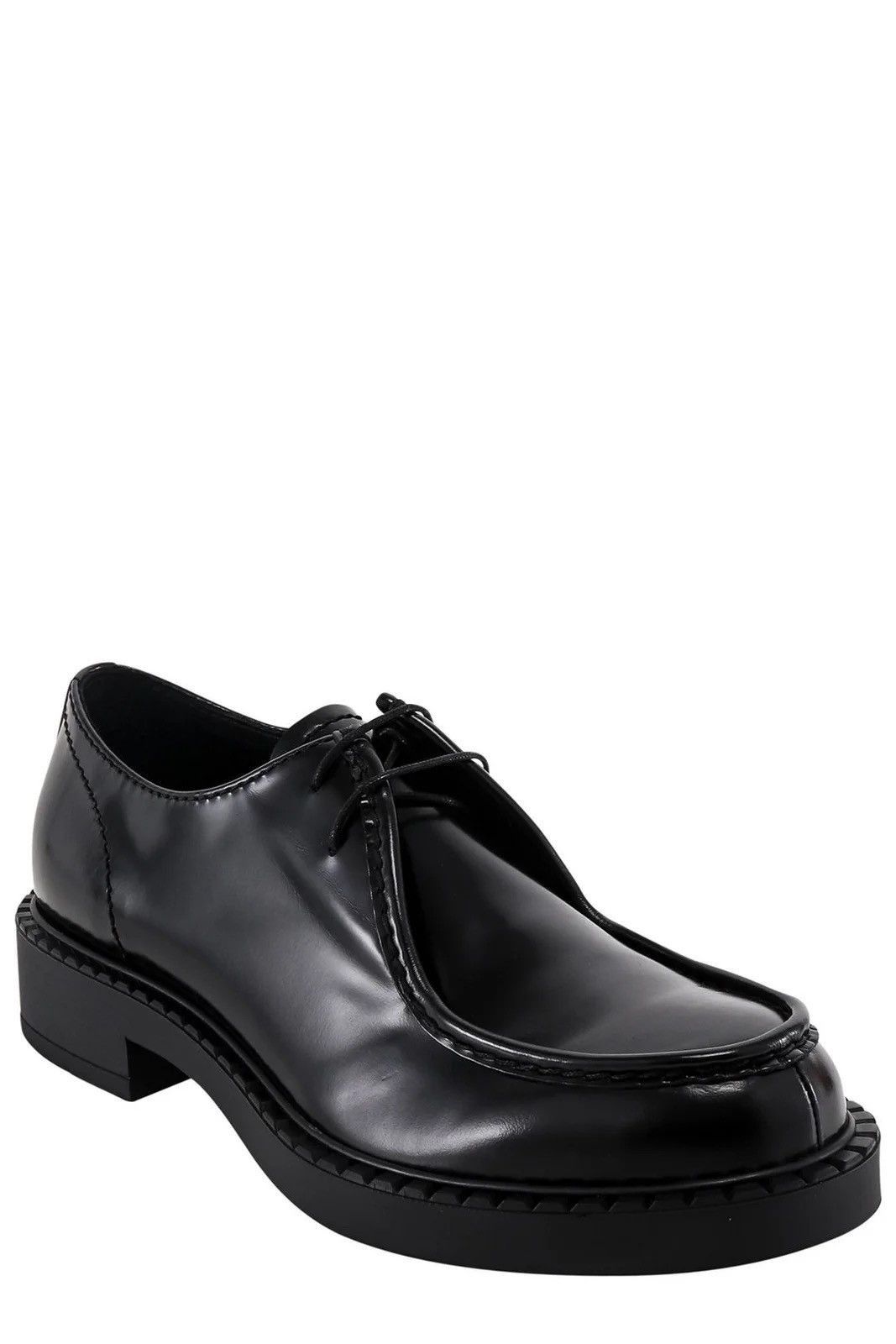 Prada Leather Diapason Lace-Up Shoes Size US 12 / EU 45 - 1 Thumbnail