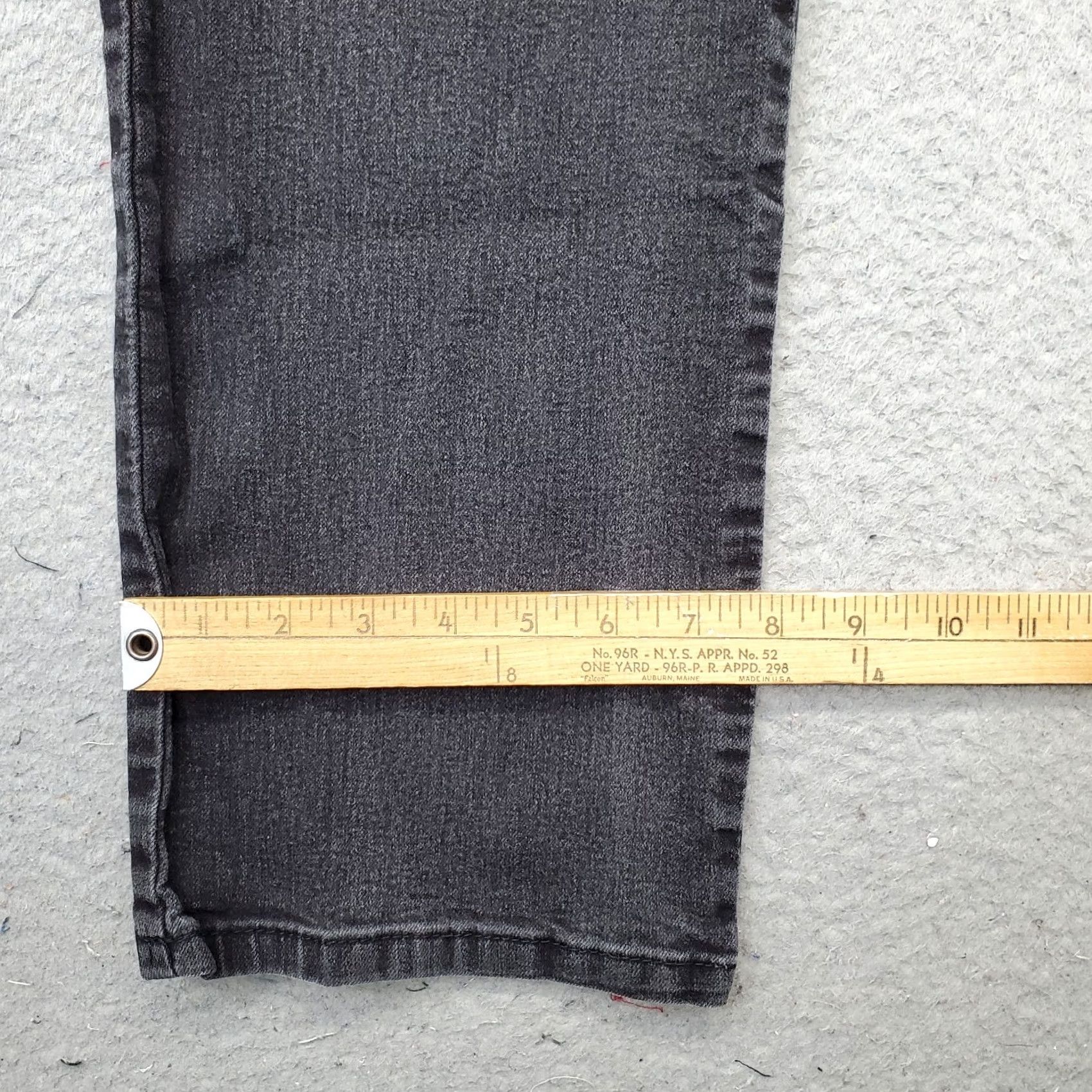 Lee Lee Jeans Womens Black Denim Classic Fit Stretch Low Rise Straight Leg Jeans Size 30" / US 8 / IT 44 - 5 Thumbnail