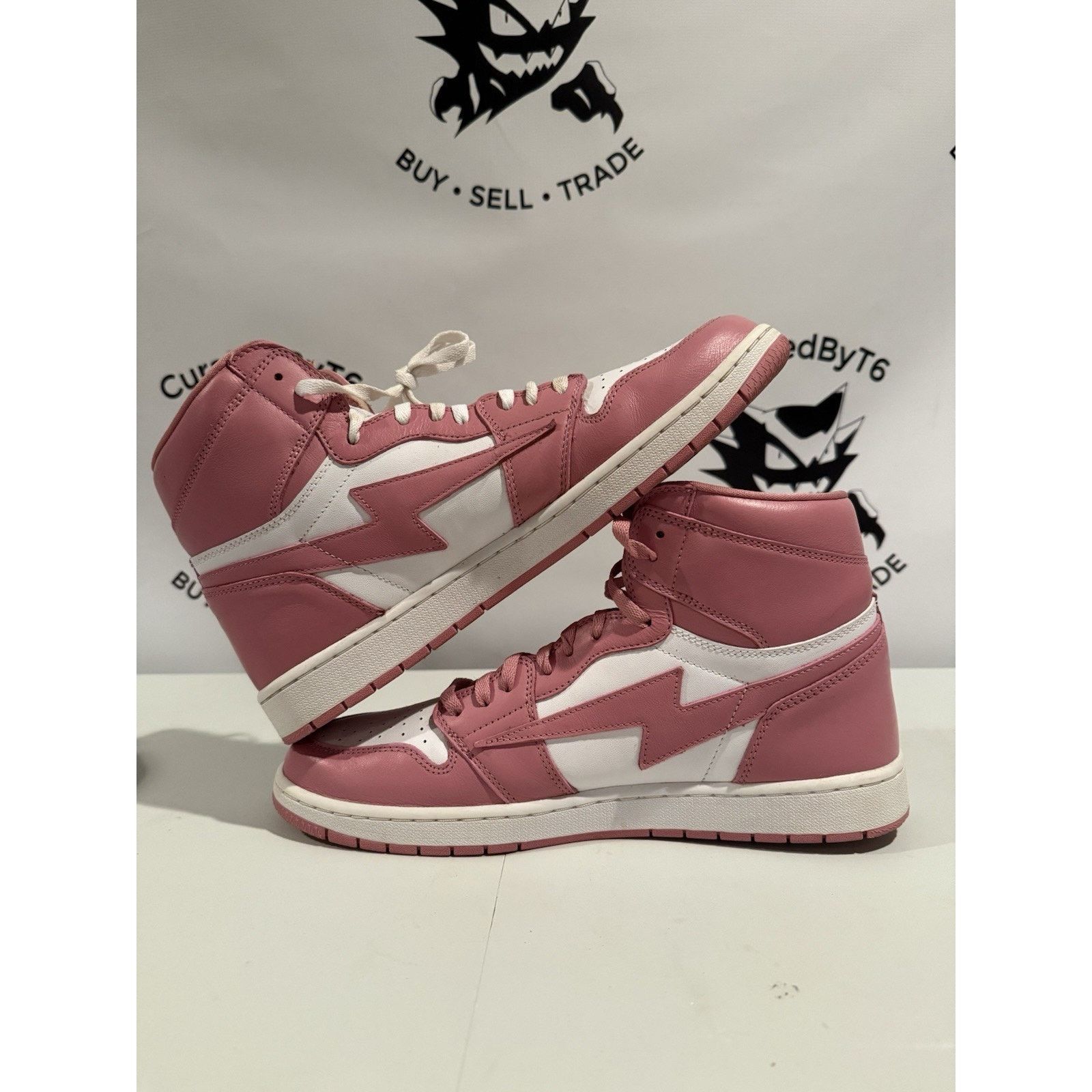 Nike Reves Air Kiy '85 Hi 'Blush Pink' Men’s Size 14 Size US 14 / EU 47 - 2 Thumbnail