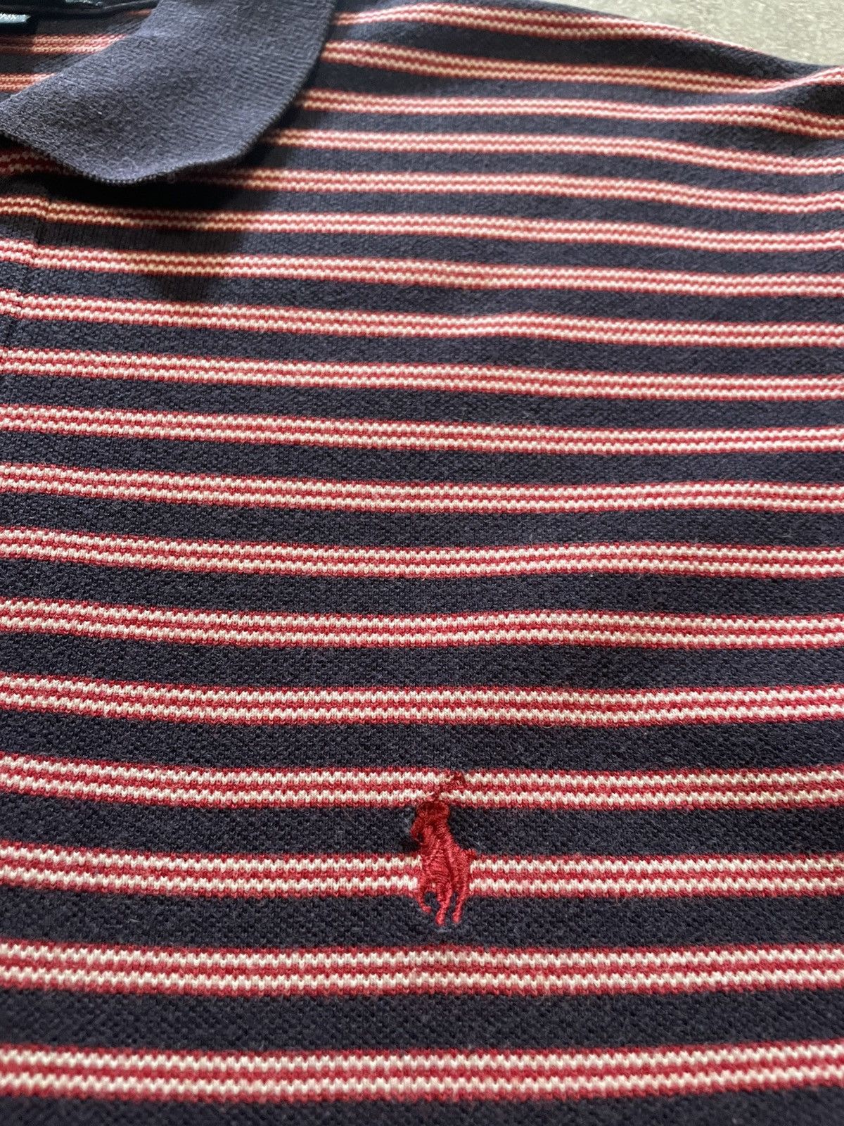 Polo Ralph Lauren Vintage Polo Ralph Lauren Striped Polo Shirt Y2K 90s Size US M / EU 48-50 / 2 - 8 Thumbnail