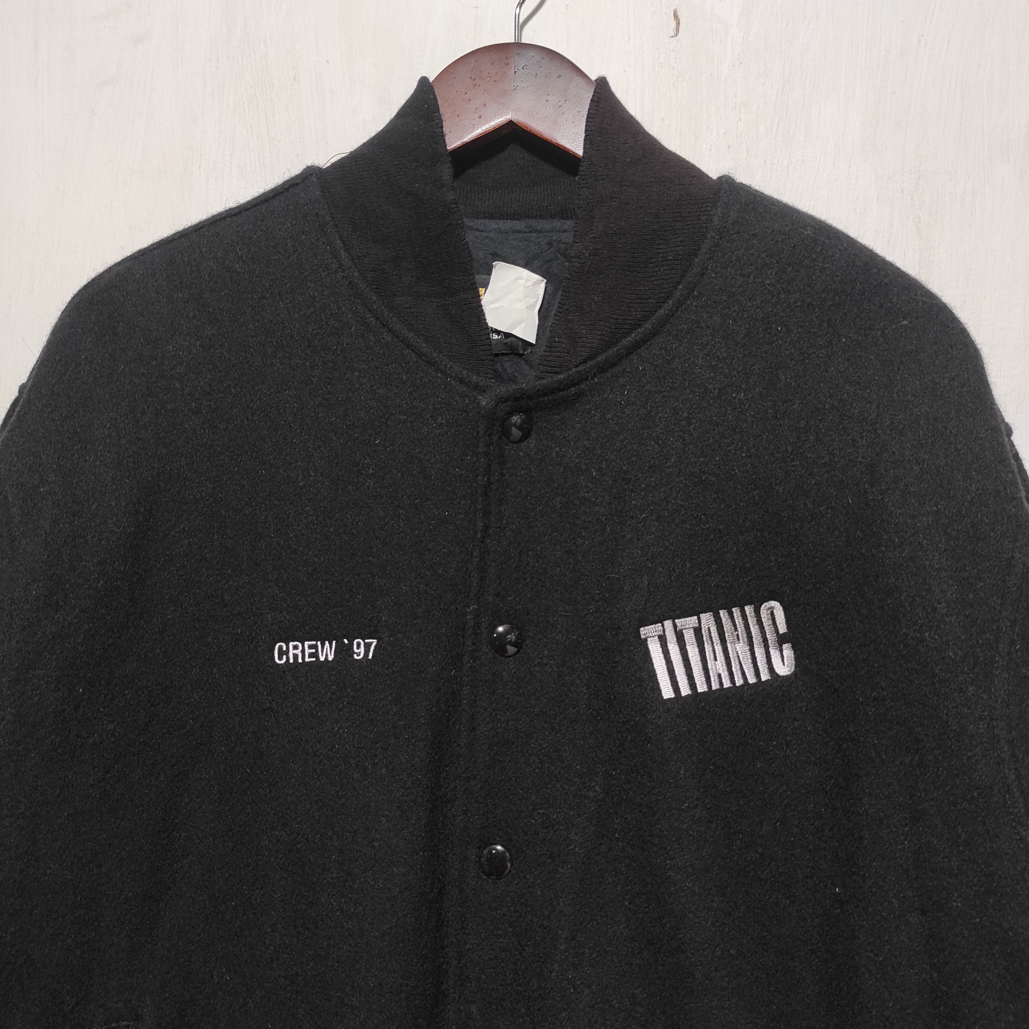 Vintage Vintage 1997 Titanic Movie Promo Wool Jacket Crew Size US XL / EU 56 / 4 - 3 Thumbnail