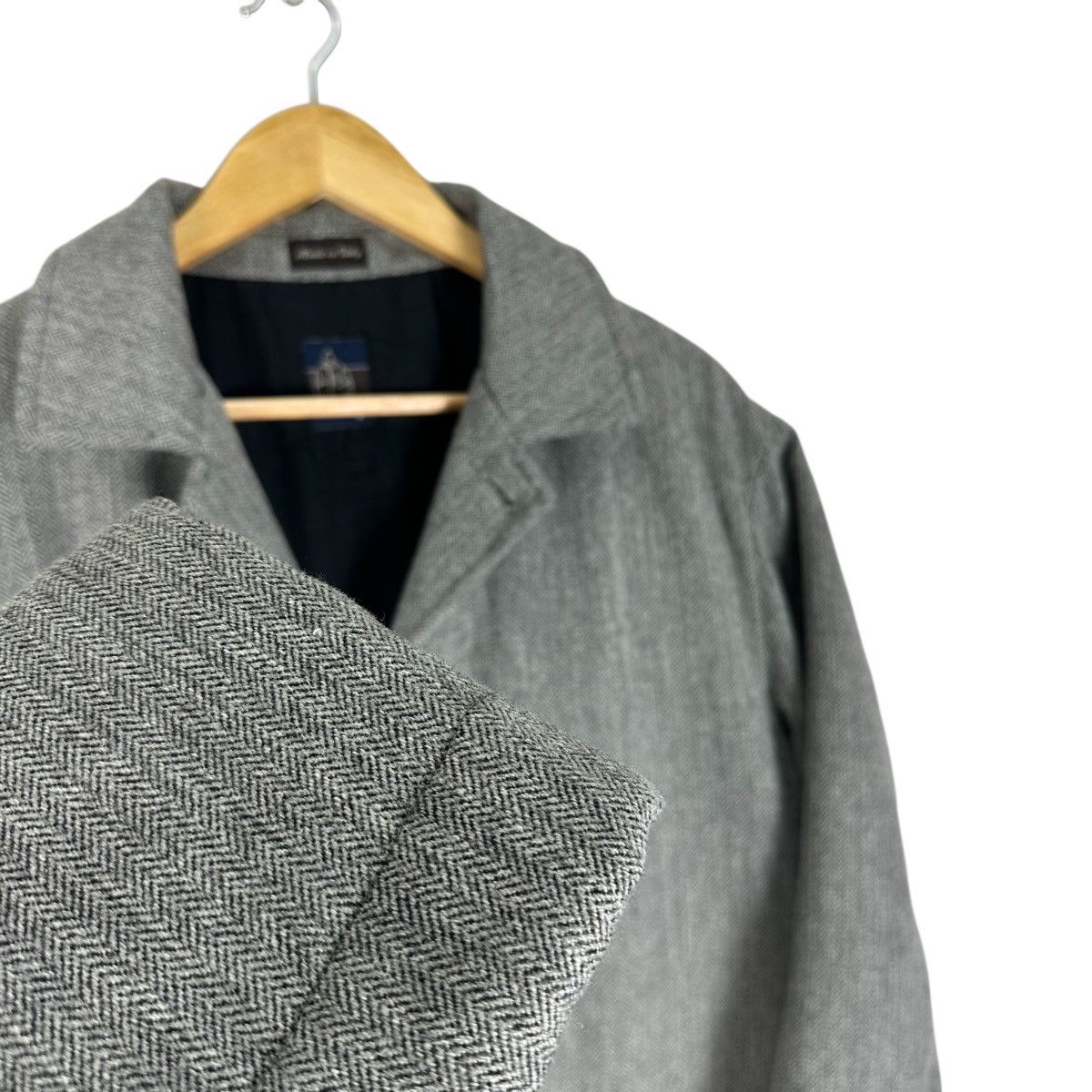 Fila FILA HERRINGBONE LONG COAT JACKET Size US S / EU 44-46 / 1 - 5 Thumbnail