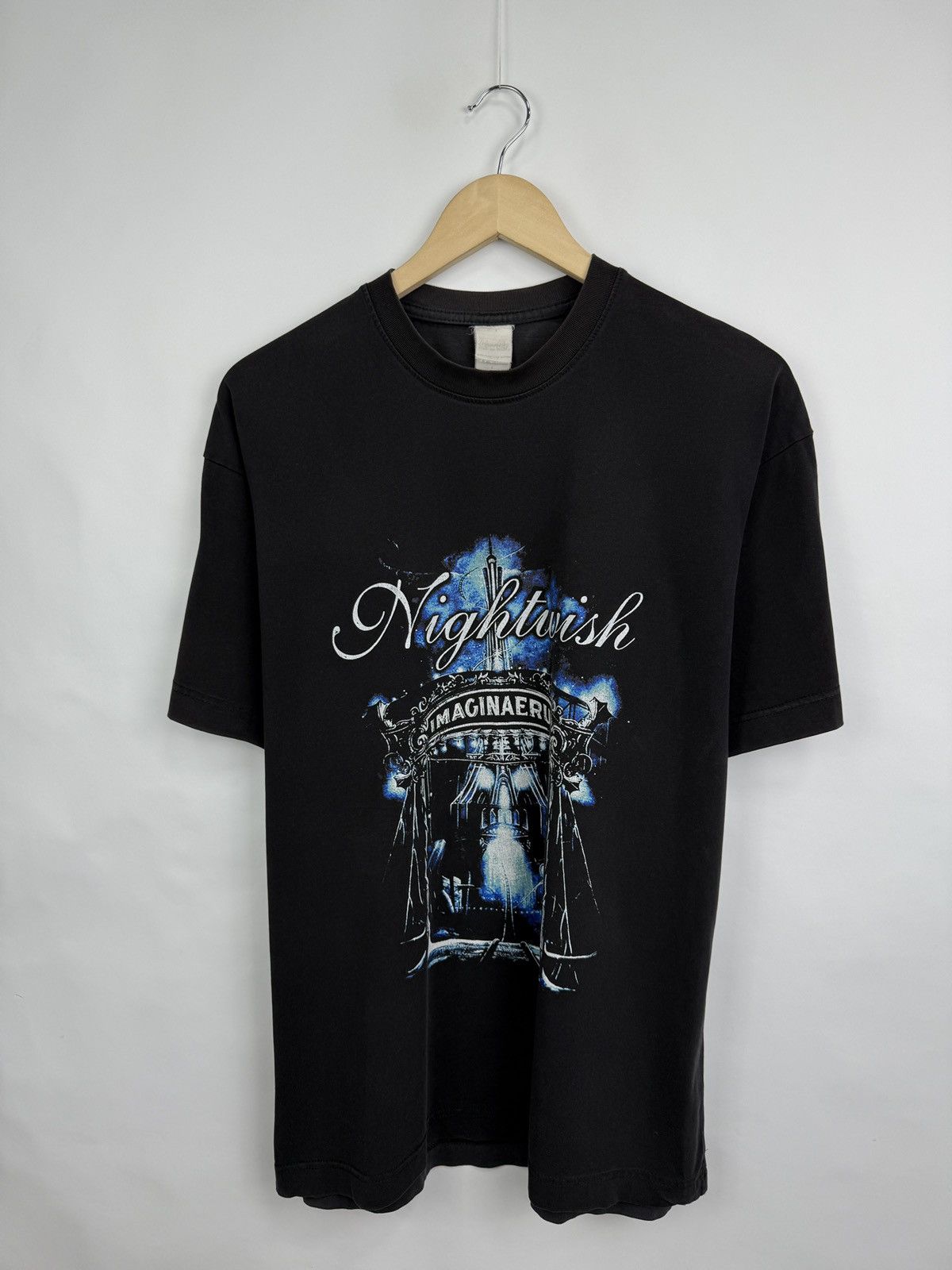 Giant 🇫🇮 Vintage Nightwish Imaginaerum Symhonic Metal T-Shirt Retro Size US L / EU 52-54 / 3 - 2 Thumbnail