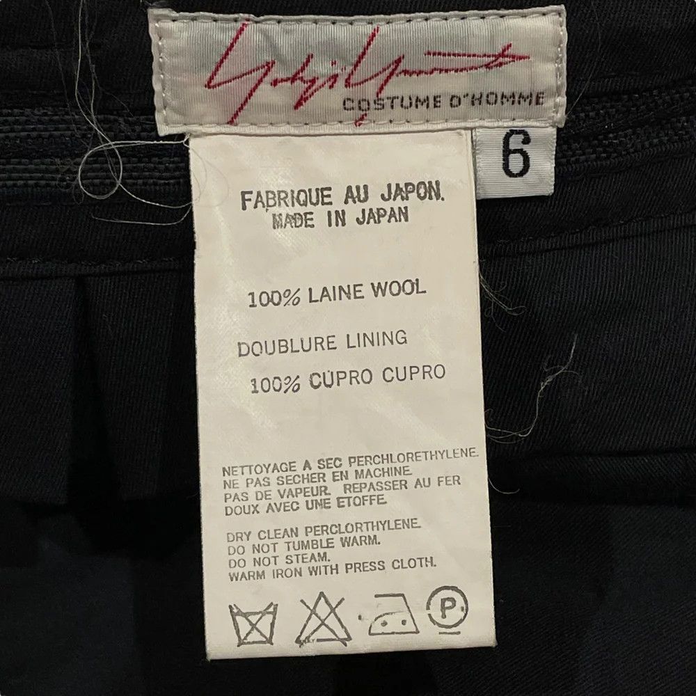 Yohji Yamamoto Yohji Yamamoto COSTUME D’HOMME Wide Slacks Size US 36 / EU 52 - 6 Thumbnail