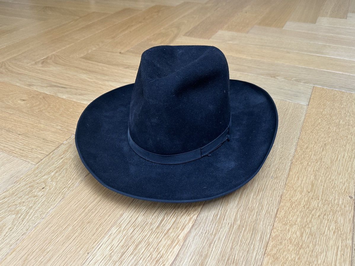 Borsalino Vintage Borsalino Fedora Felt Fur hat Size ONE SIZE - 2 Thumbnail