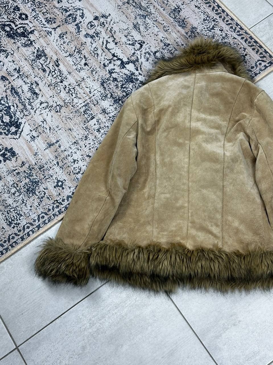 Japanese Brand Vintage Japanese Fur Cropped Suede Style Bomber Y2K Size M / US 6-8 / IT 42-44 - 11 Thumbnail