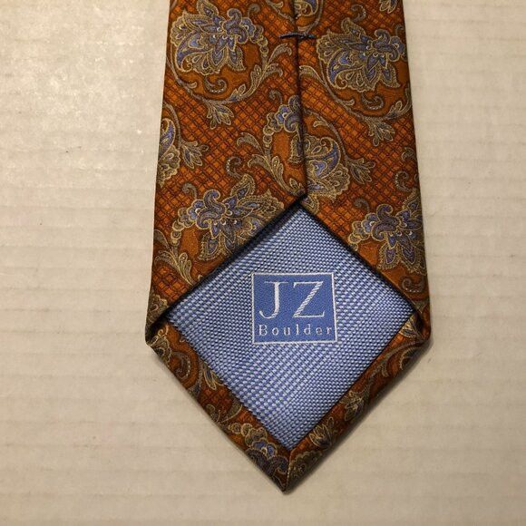 Other JZ Richards men's new silk tie 3 1/4" X 58 1/4" Size ONE SIZE - 4 Thumbnail