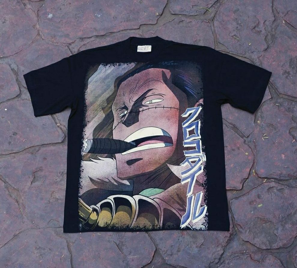 Anime × Japanese Brand One Piece 'SHICHIBUKAI' - Sir CROCODILE Tee Size US XL / EU 56 / 4 - 1 Thumbnail