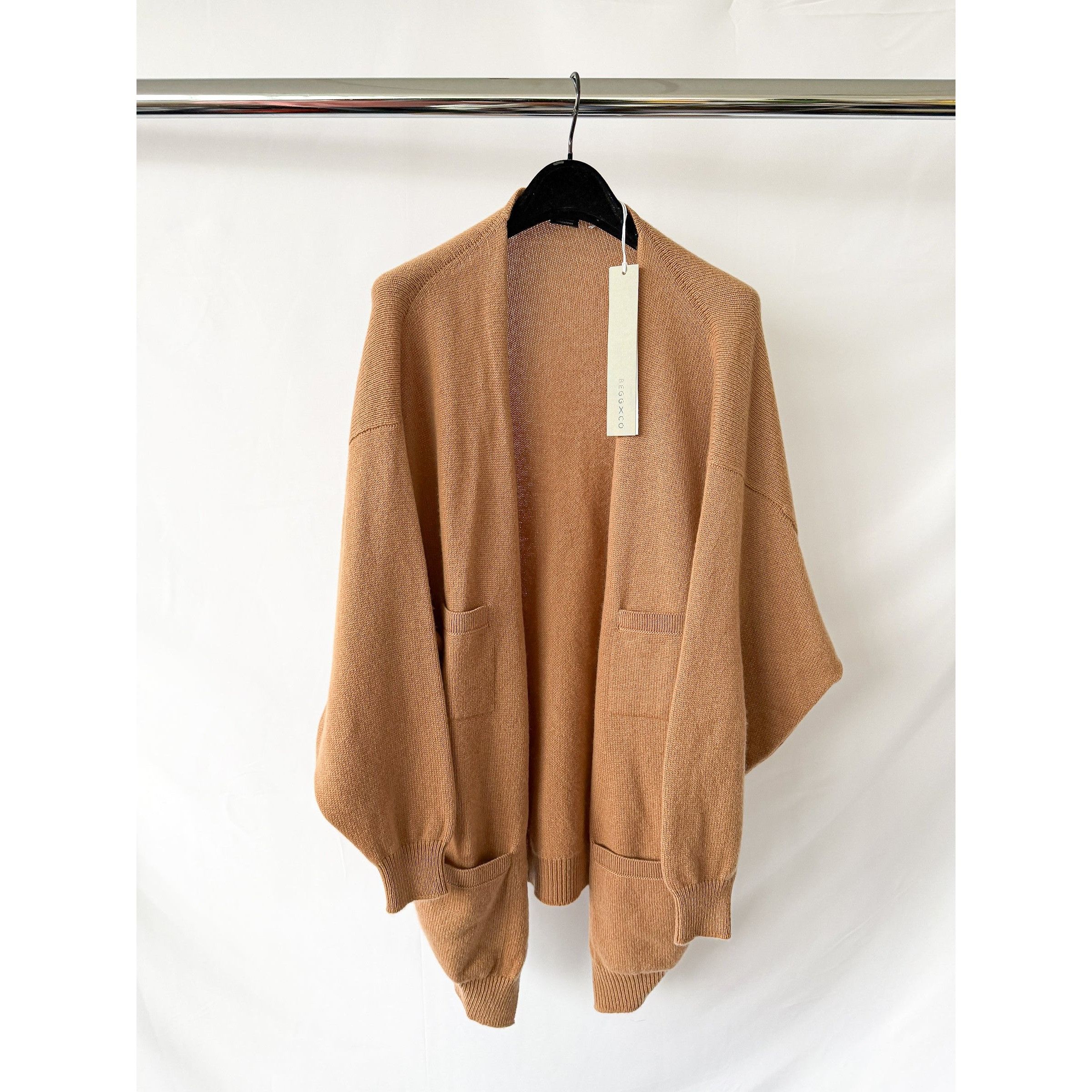 Begg x Co Begg x Co 100% Cashmere Joy Slough Brown Cardigan Size S / US 4 / IT 40 - 1 Thumbnail