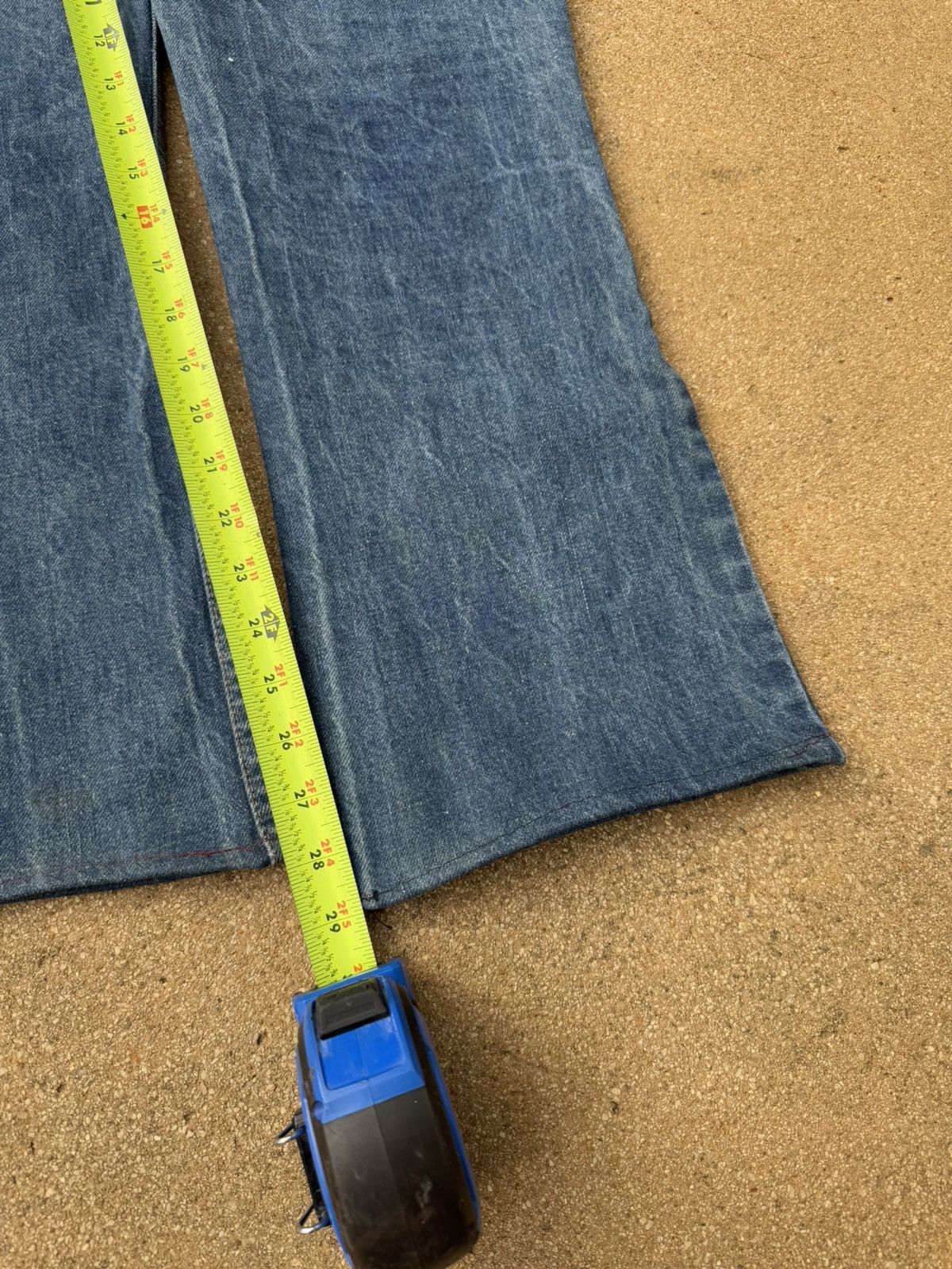 Levi's × Vintage Vtg 70’s Levi’s 646 Orange Tab Bellbottom Flare Jeans 32x29 Size US 32 / EU 48 - 9 Thumbnail