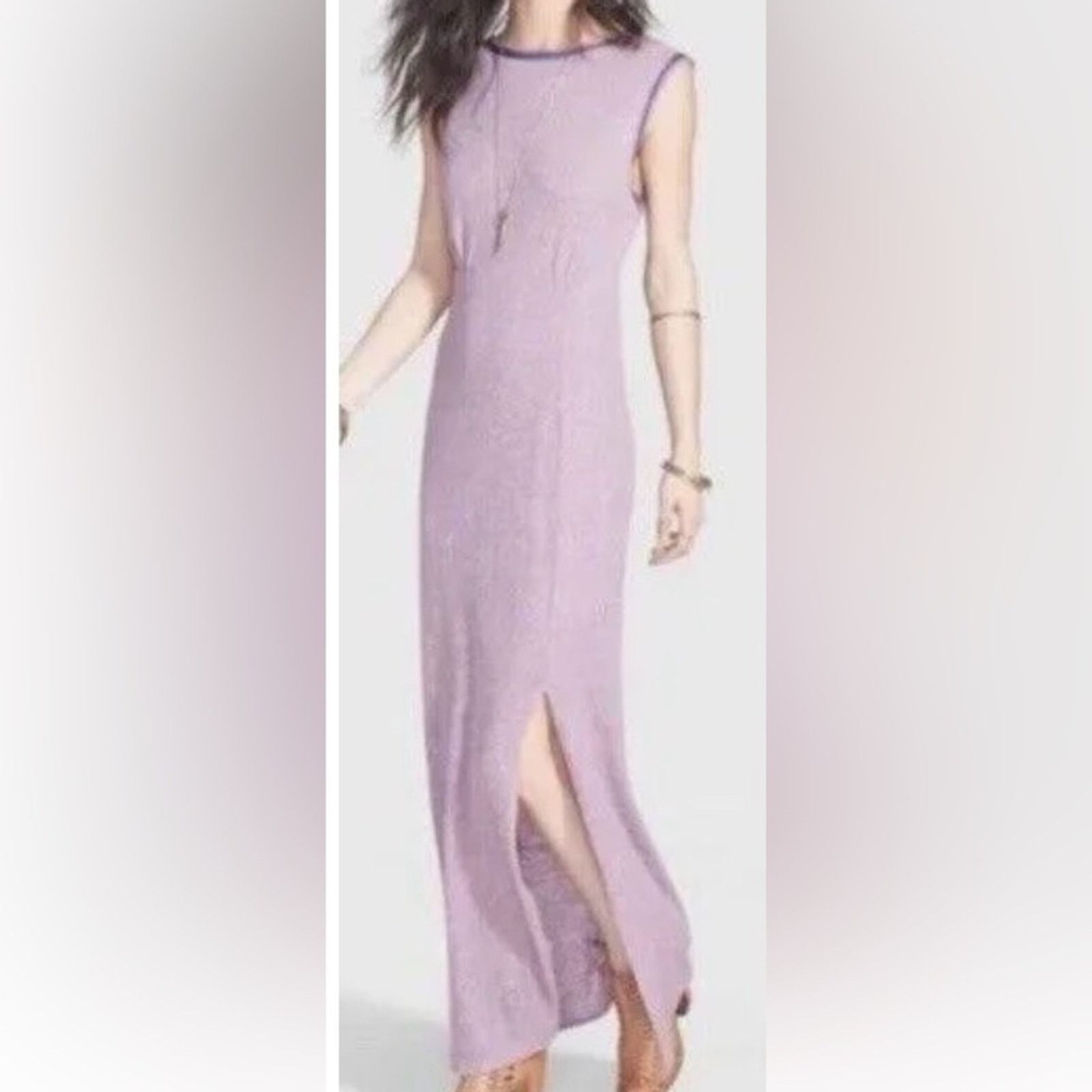 Free People Free People Purple Sleeveless Maxi Gown, Size Small Size S / US 4 / IT 40 - 1 Thumbnail