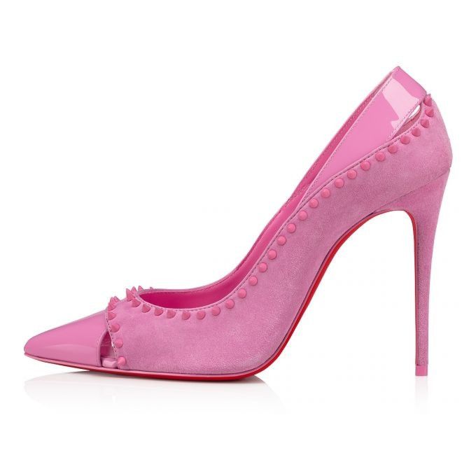 Christian Louboutin o1s1wg110924 Duvette Spikes Pumps in Pink Size US 6 / IT 36 - 2 Thumbnail