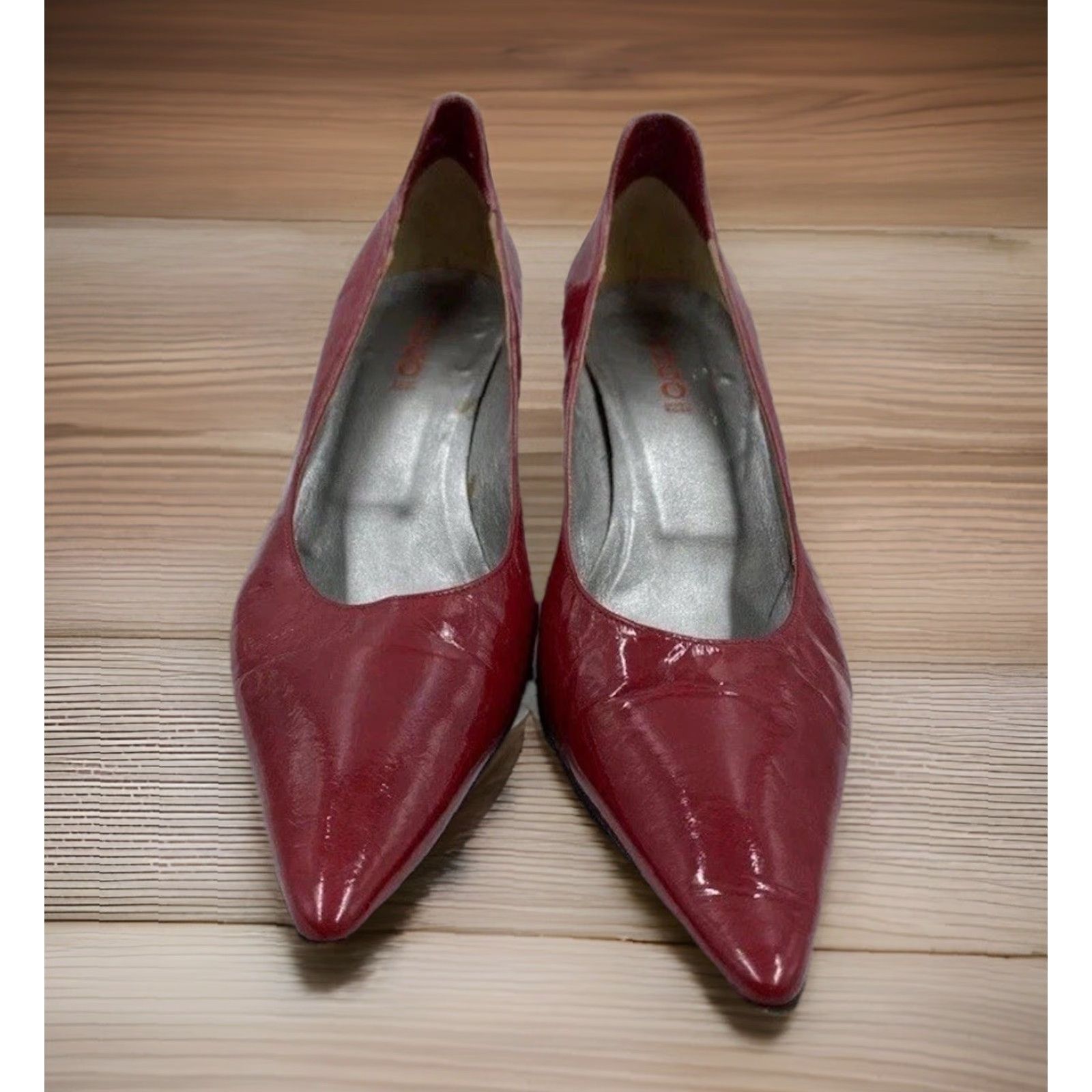 Hugo Boss Women Hugo Boss Pump Shoes Red Patent Leather Italy Size 7 Women Size US 7 / IT 37 - 2 Thumbnail