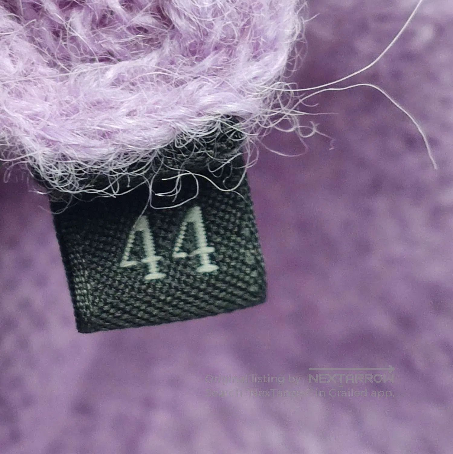 Prada Prada Purple Alpaca Wool Crew Neck Sweater . Size L / US 10 / IT 46 - 4 Thumbnail