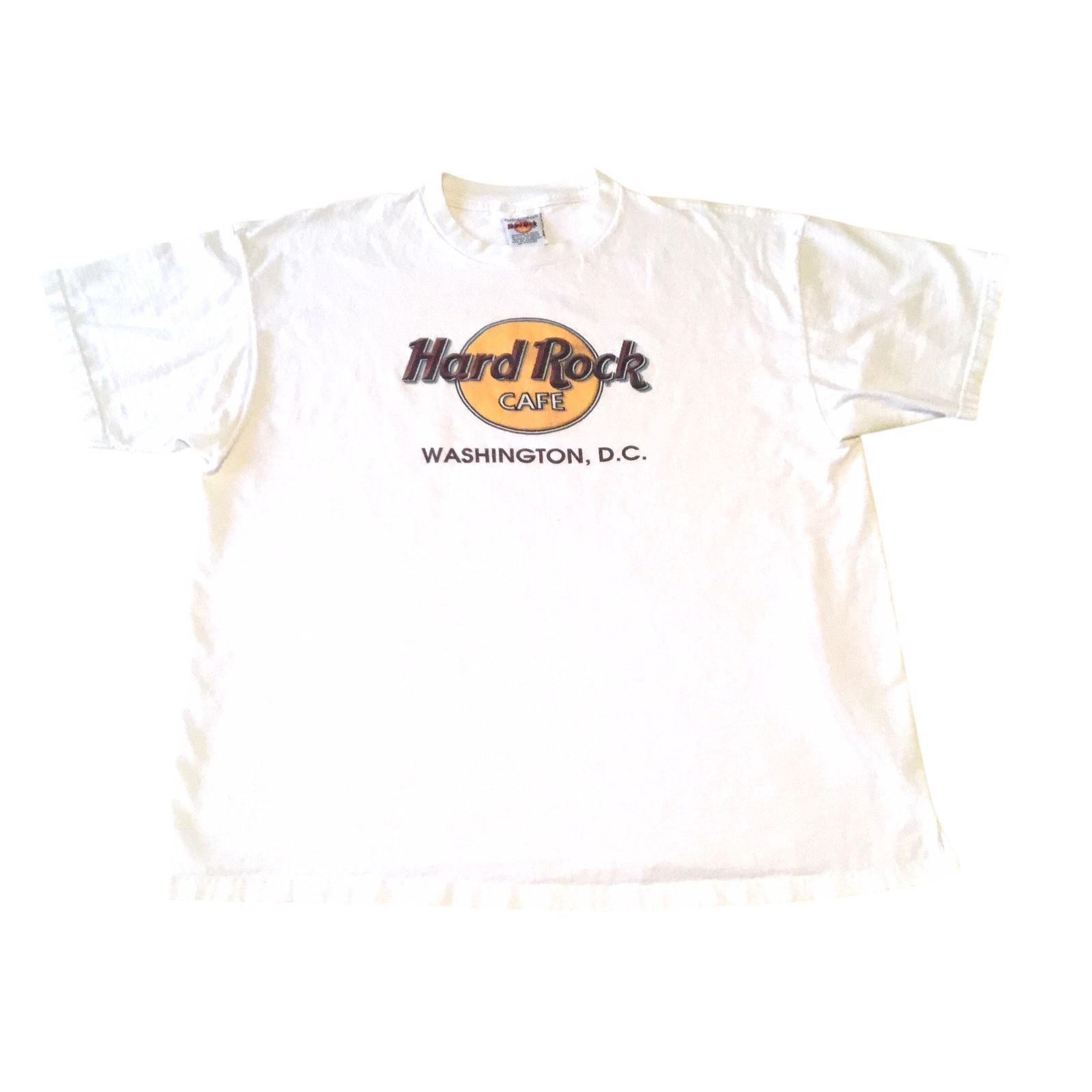 Hard Rock Cafe Hard Rock Cafe XL T-Shirt White Classic Logo Washington D C Size US XL / EU 56 / 4 - 1 Thumbnail