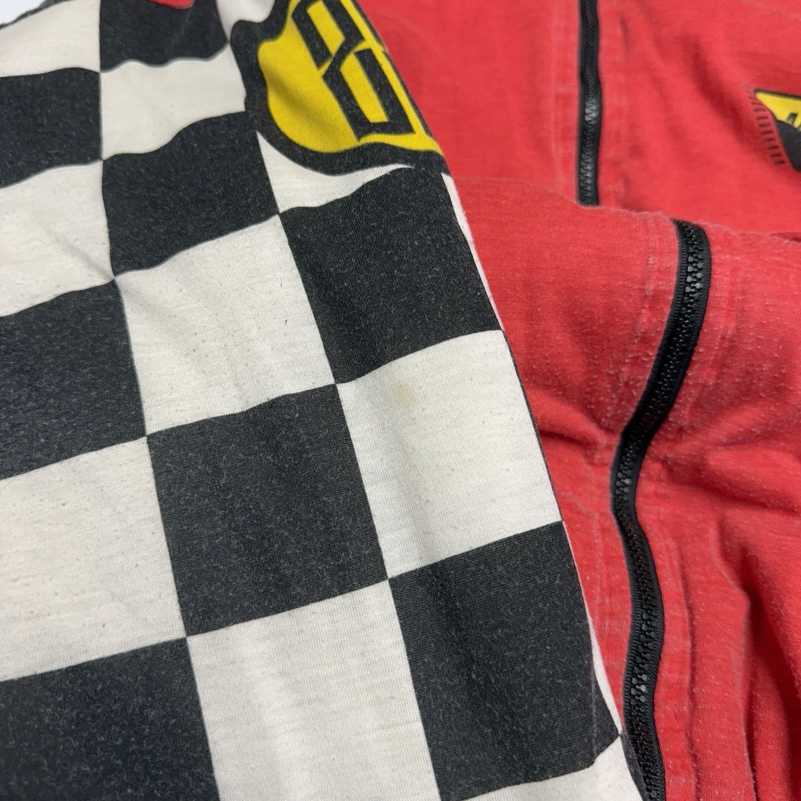 Disney Vintage Mickey Mouse Racer Jacket Mens Large AOP Disney Bomb Size US L / EU 52-54 / 3 - 9 Thumbnail