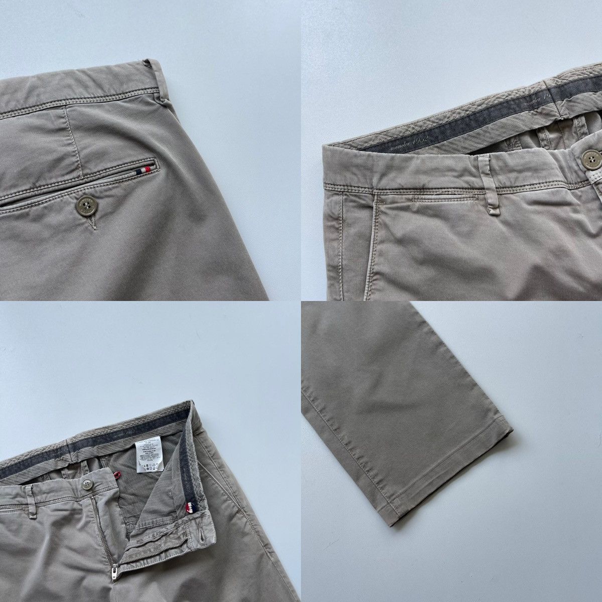 Moncler Moncler Garment Classic Slim Fit Chino Stretch Pants Beige Size US 36 / EU 52 - 5 Thumbnail
