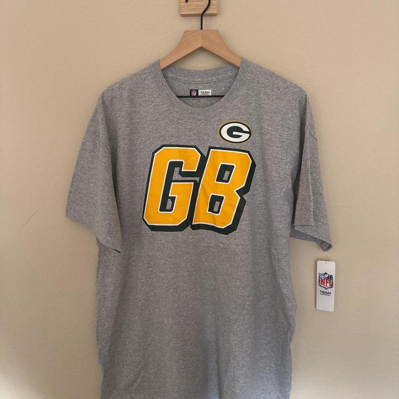 Nike Green Bay Packers Men's Gray Short Sleeve T-Shirt Size US XL / EU 56 / 4 - 1 Thumbnail
