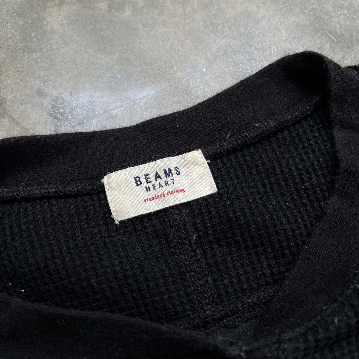 Beams Plus Beams Heart Waffle Nylon Button Long Sleeve Shirt Size M / US 6-8 / IT 42-44 - 5 Thumbnail