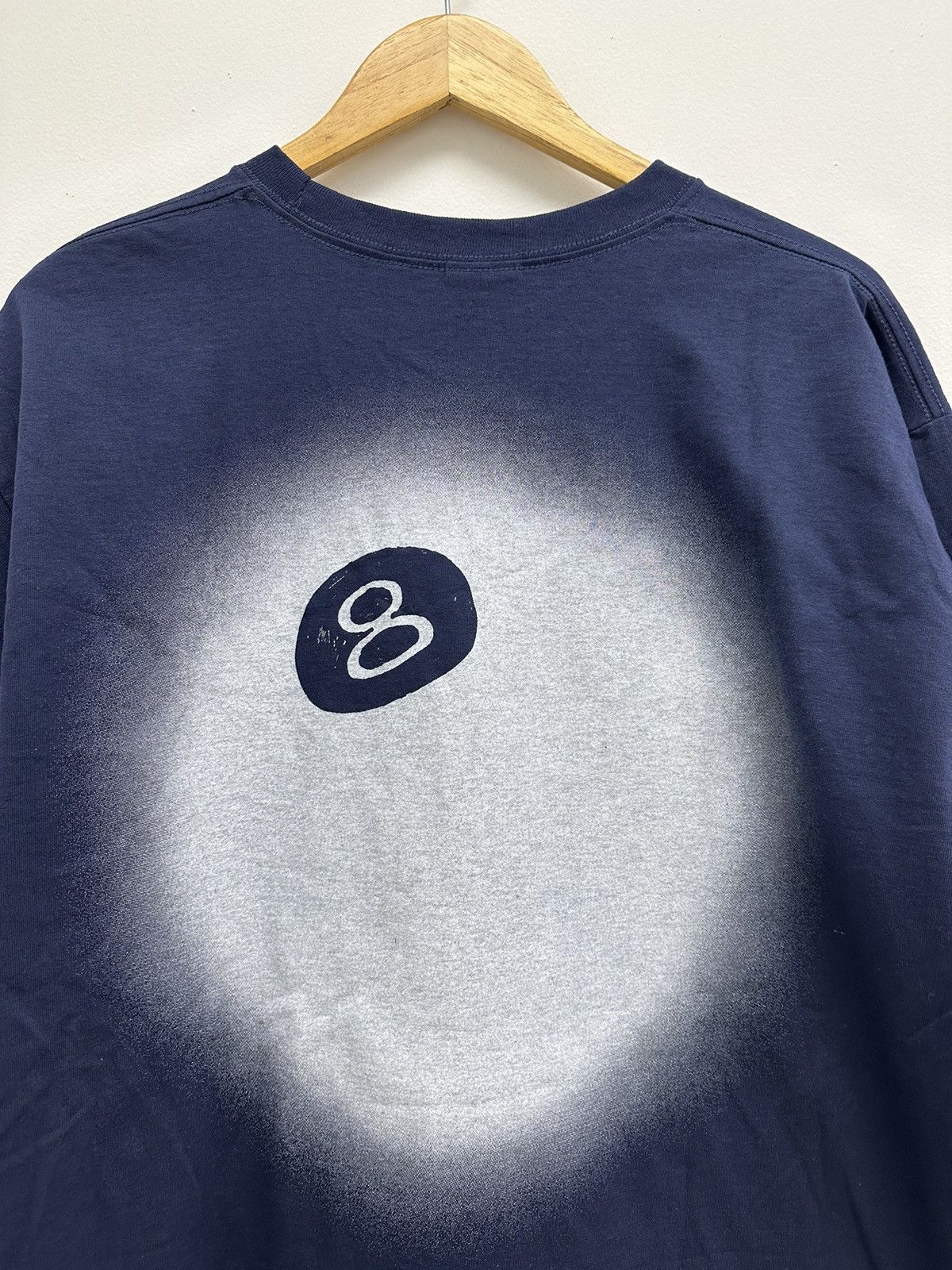 Stussy Stussy Navy XL 8Ball fade Size US XL / EU 56 / 4 - 4 Thumbnail