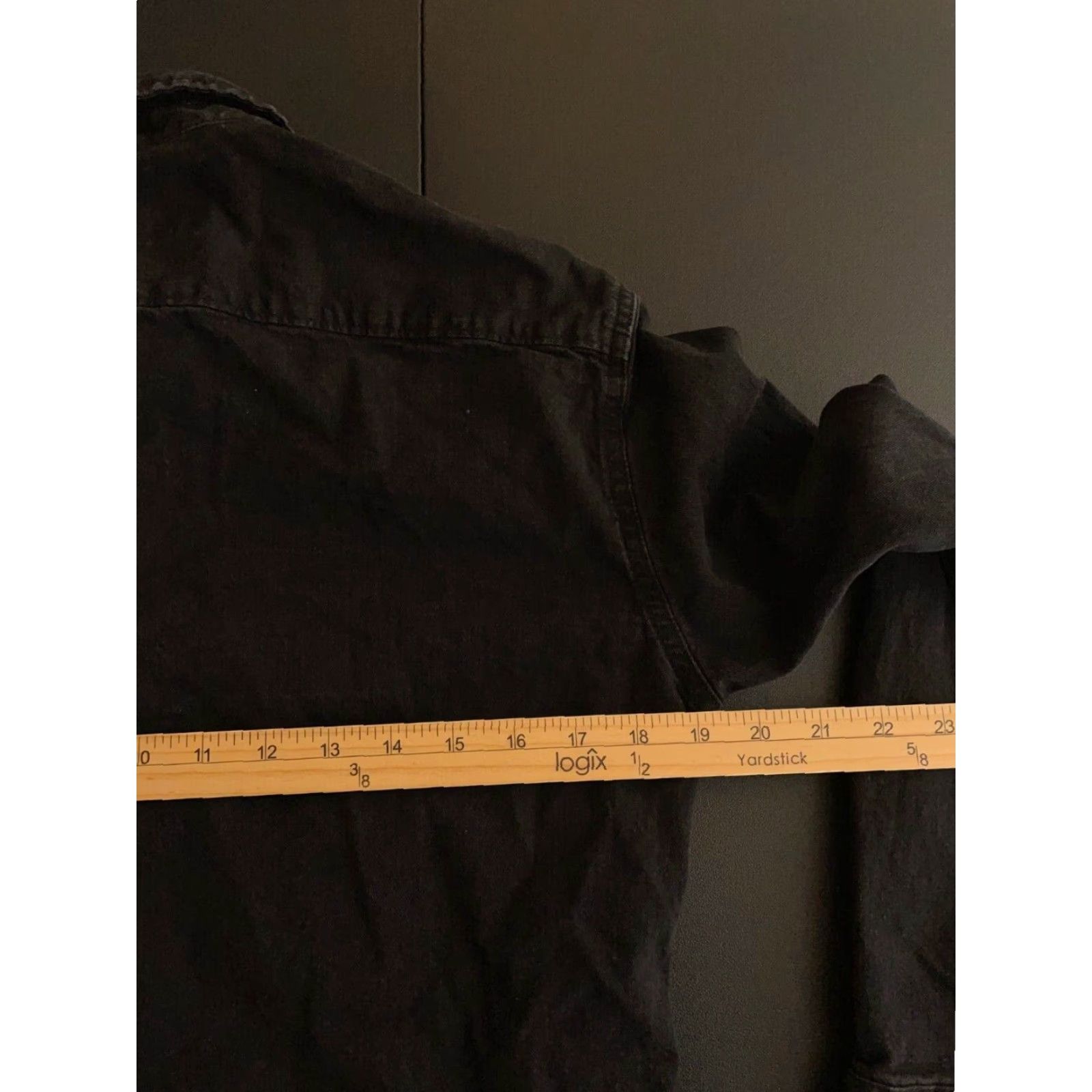 Wrangler VINTAGE Wrangler Denim Western Shirt Mens Small Black Pearl Snap Buttons Cotton Stretch Size US S / EU 44-46 / 1 - 6 Thumbnail