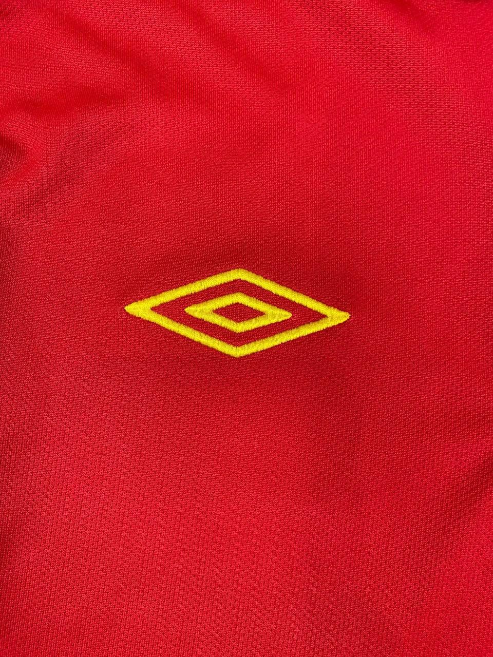 Umbro Umbro Wales Men Long Sleeve Football Shirt Red Size M Size US M / EU 48-50 / 2 - 4 Thumbnail