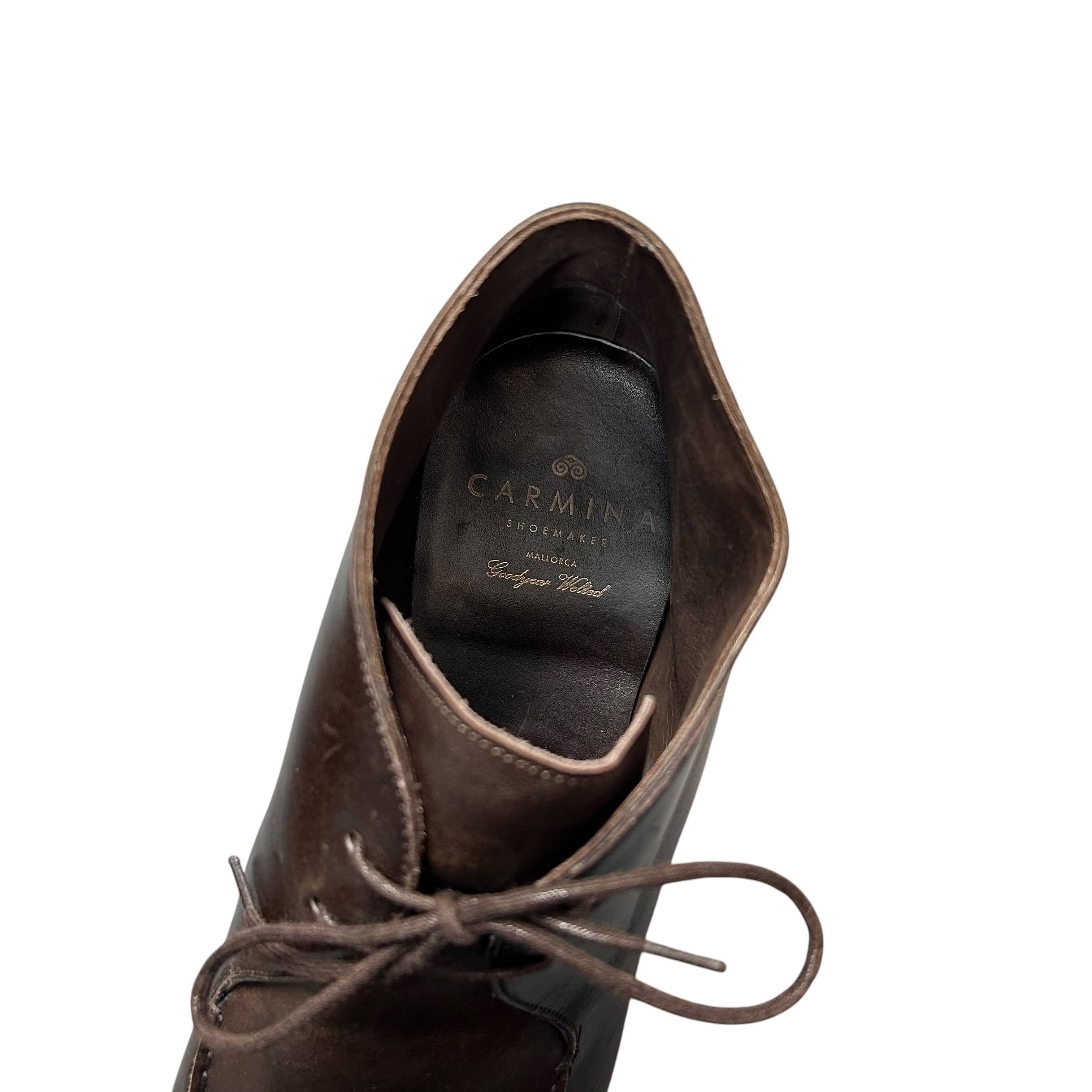 Carmina Carmina Norwegian Brown Museum Leather Chukka Boots 6.5 Size US 7.5 / EU 40-41 - 8 Thumbnail