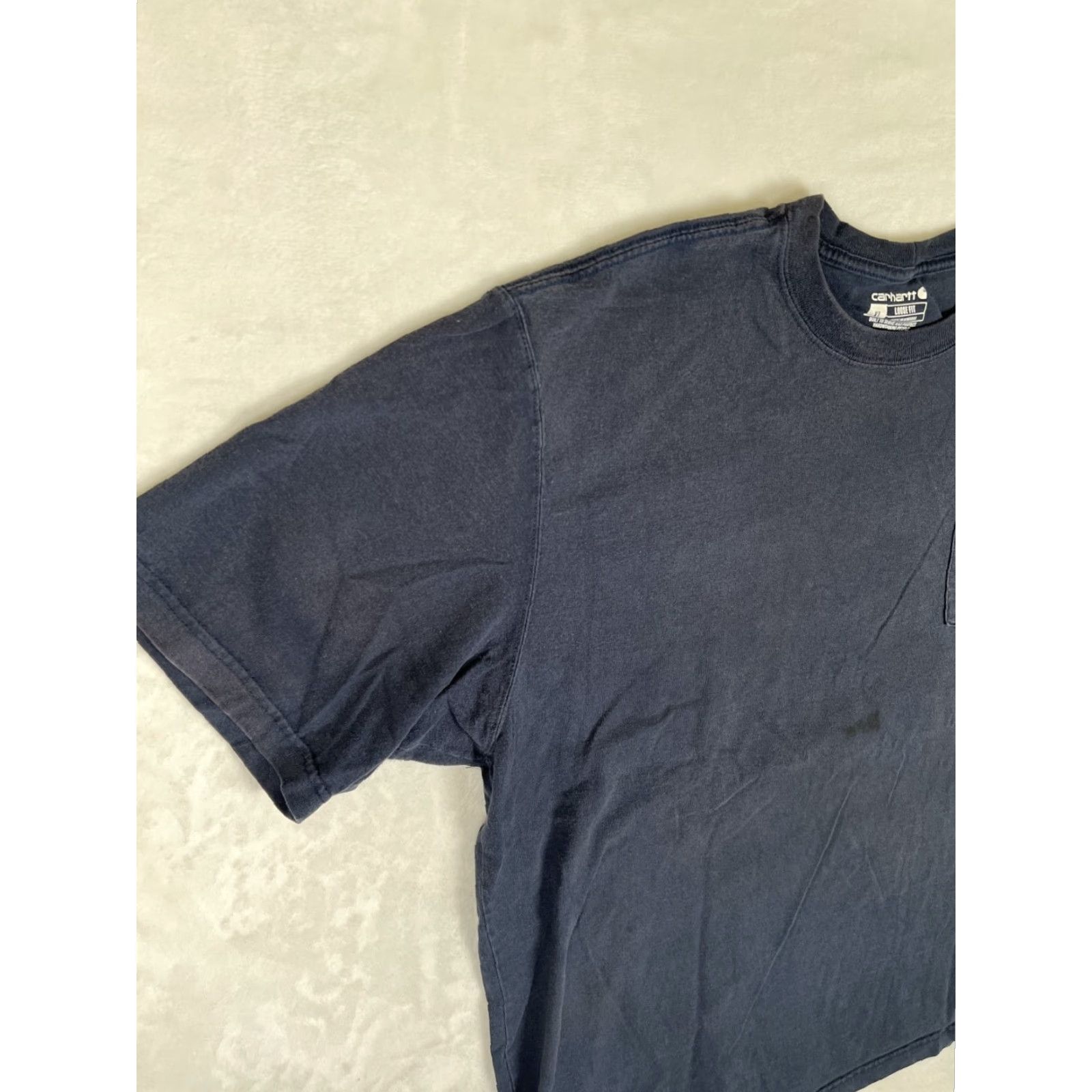 Carhartt VINTAGE Carhartt Blue Pocket Tee Shirt 2XL Regular Fit Men’s K87 90s Grunge Size US XXL / EU 58 / 5 - 4 Thumbnail