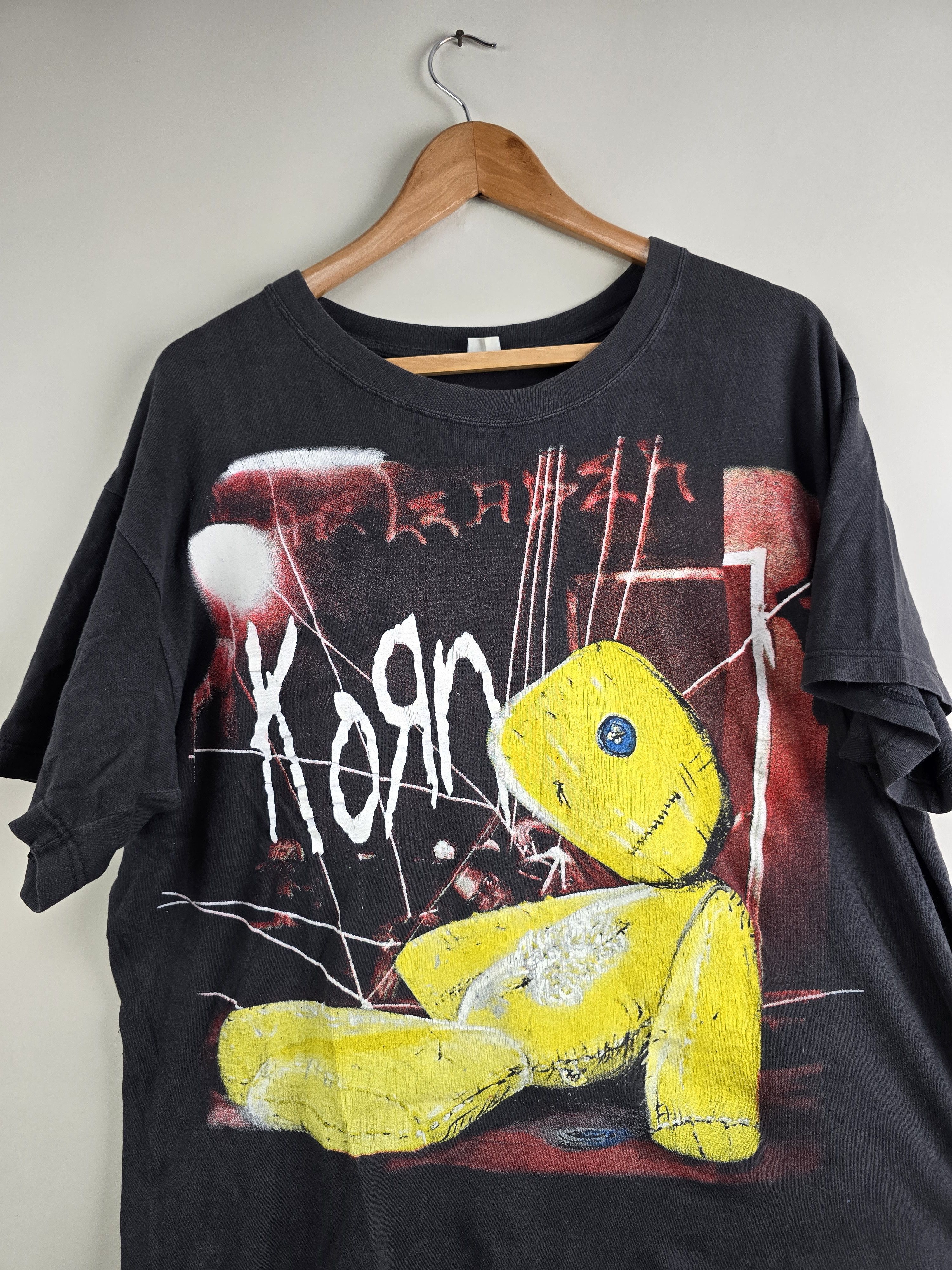 Band Tees × Vintage 90s Korn Issues Bootleg XL 23" 27" Size US XL / EU 56 / 4 - 2 Thumbnail