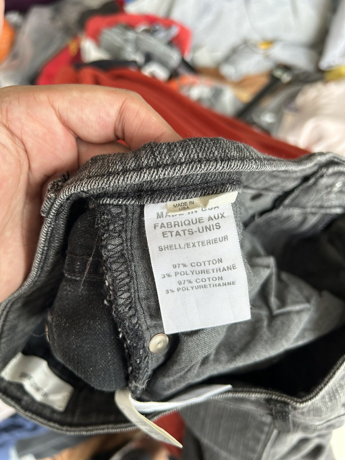 Helmut Lang Helmut Lang Black Jeans Size US 27 - 14 Thumbnail