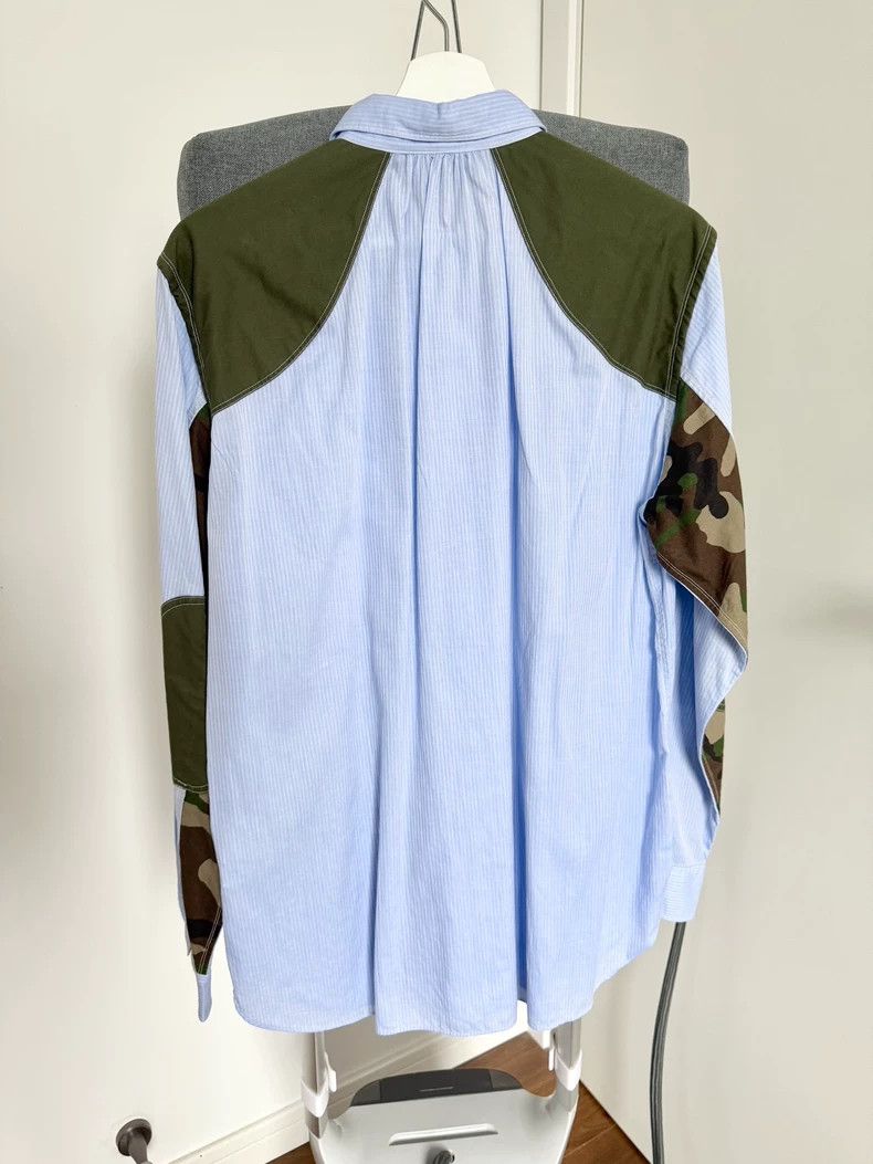 Junya Watanabe Junya Watanabe 2019 light blue stripe military camouflage Size US M / EU 48-50 / 2 - 2 Thumbnail