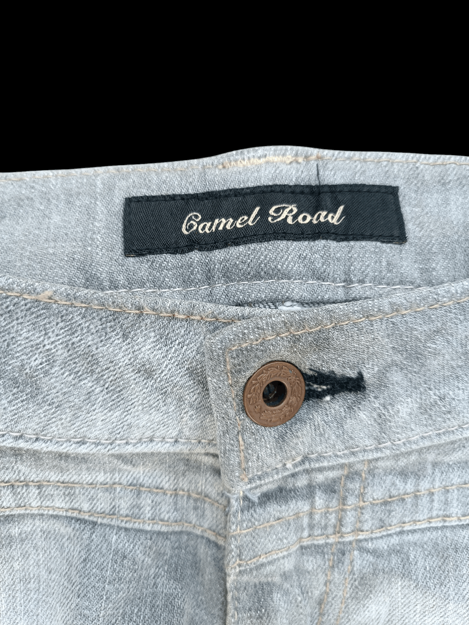 If Six Was Nine × Japanese Brand × Tornado Mart Vintage Camel Road Distressed Flare Jeans Size US 30 / EU 46 - 14 Thumbnail