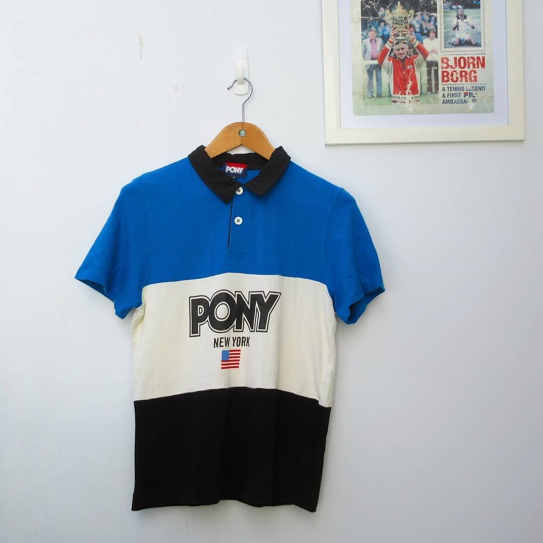 PONY Vintage Pony Big Logo 3 Tone Colourway Size Medium Size US M / EU 48-50 / 2 - 1 Thumbnail