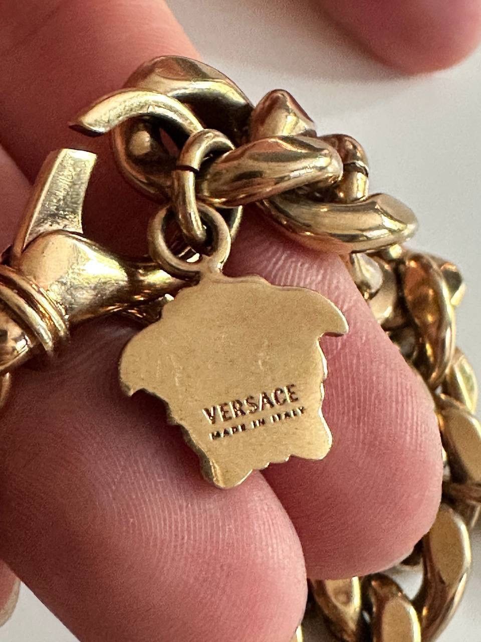 Versace Versace Bracelet Medusa Logo Green Star Fish Gold Auth Size ONE SIZE - 6 Thumbnail