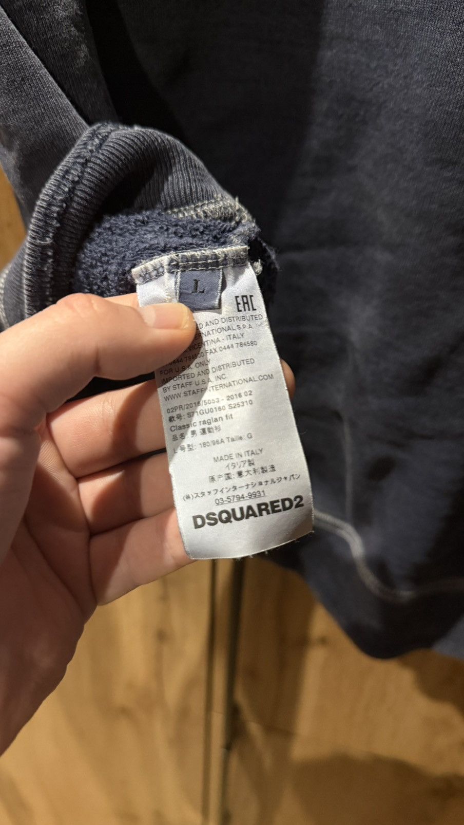 Dsquared2 DSQUARED 2 DISTRESSED JAPAN CREWNECK SWEATSHIRT Size US L / EU 52-54 / 3 - 9 Thumbnail