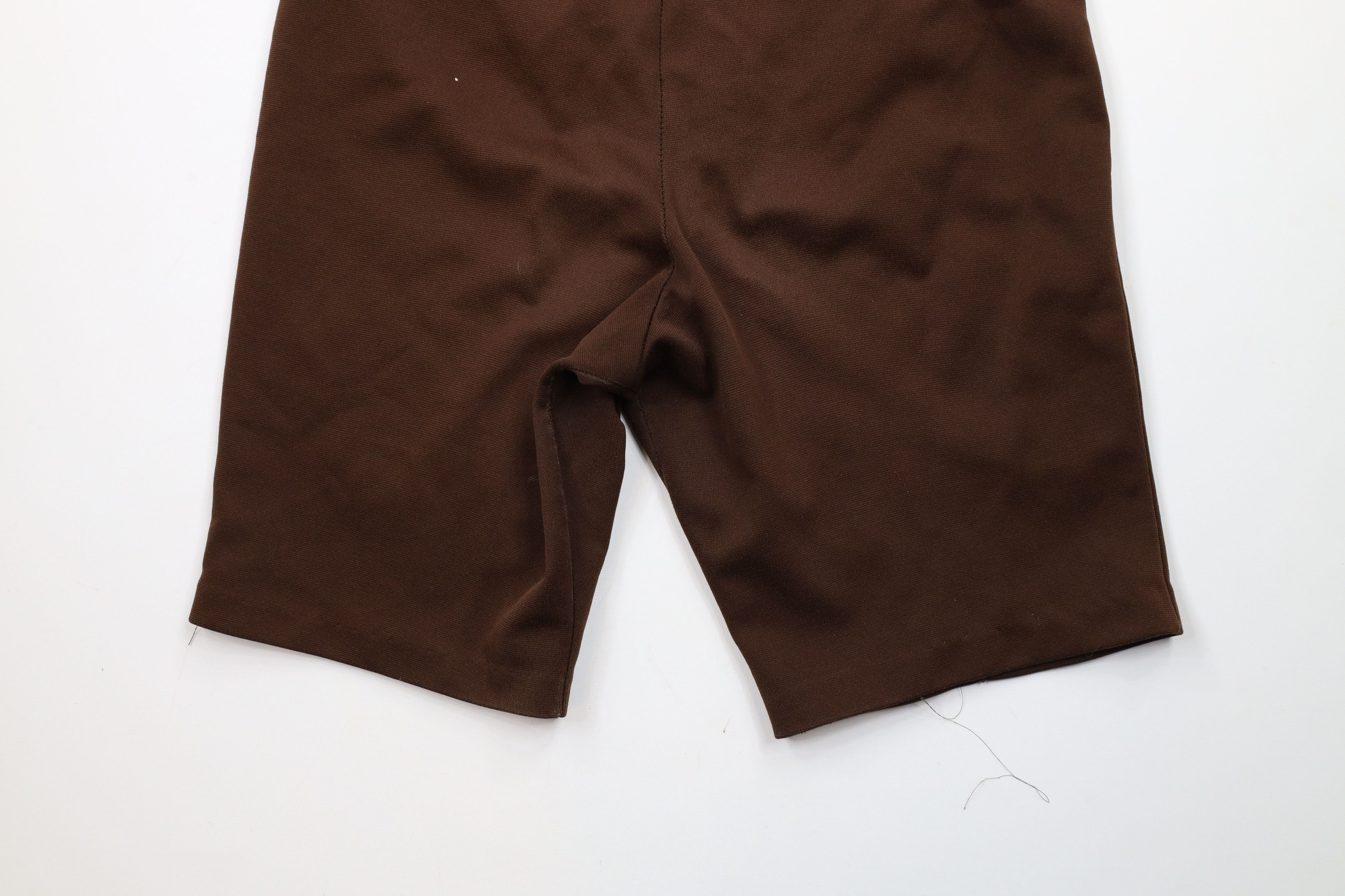 Vintage Vintage 70s Streetwear Knit Bermuda Shorts Brown USA Size 38" / US 16 / IT 52 - 10 Thumbnail