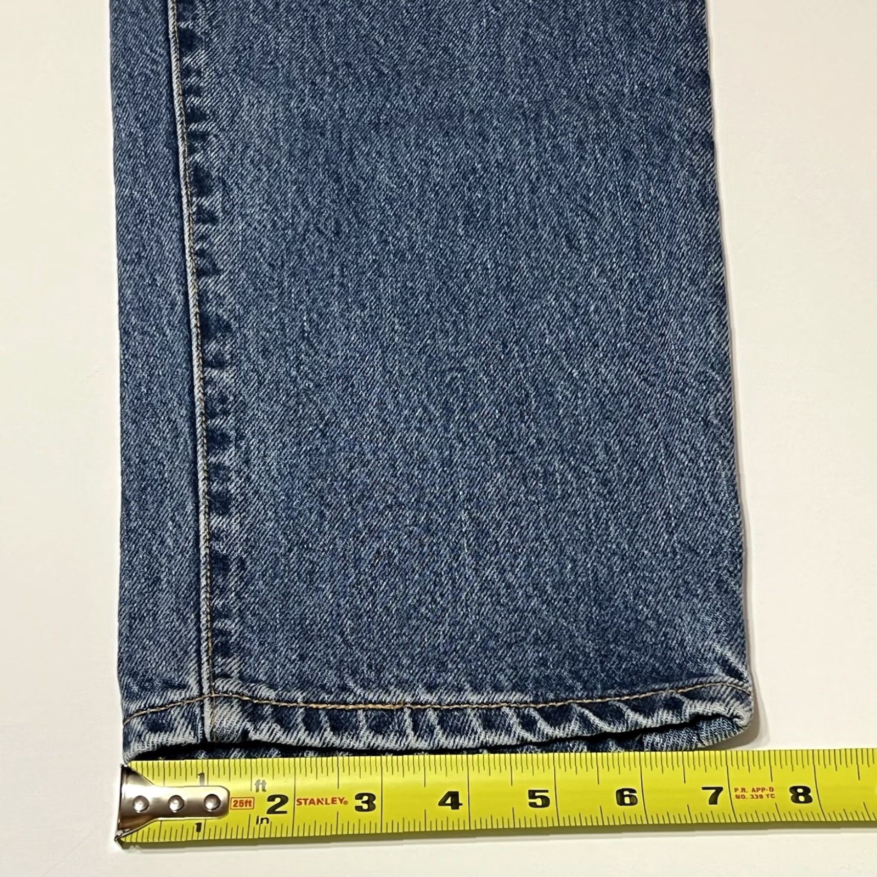 Levi's VINTAGE Levi's 550 Jeans Women 12 30x30 Blue Denim NWT Y2K Relaxed Classic 5-Pocket Button Zip High Rise,Tapered Mens Girls Womens Size 34" / US 12 / IT 48 - 7 Thumbnail
