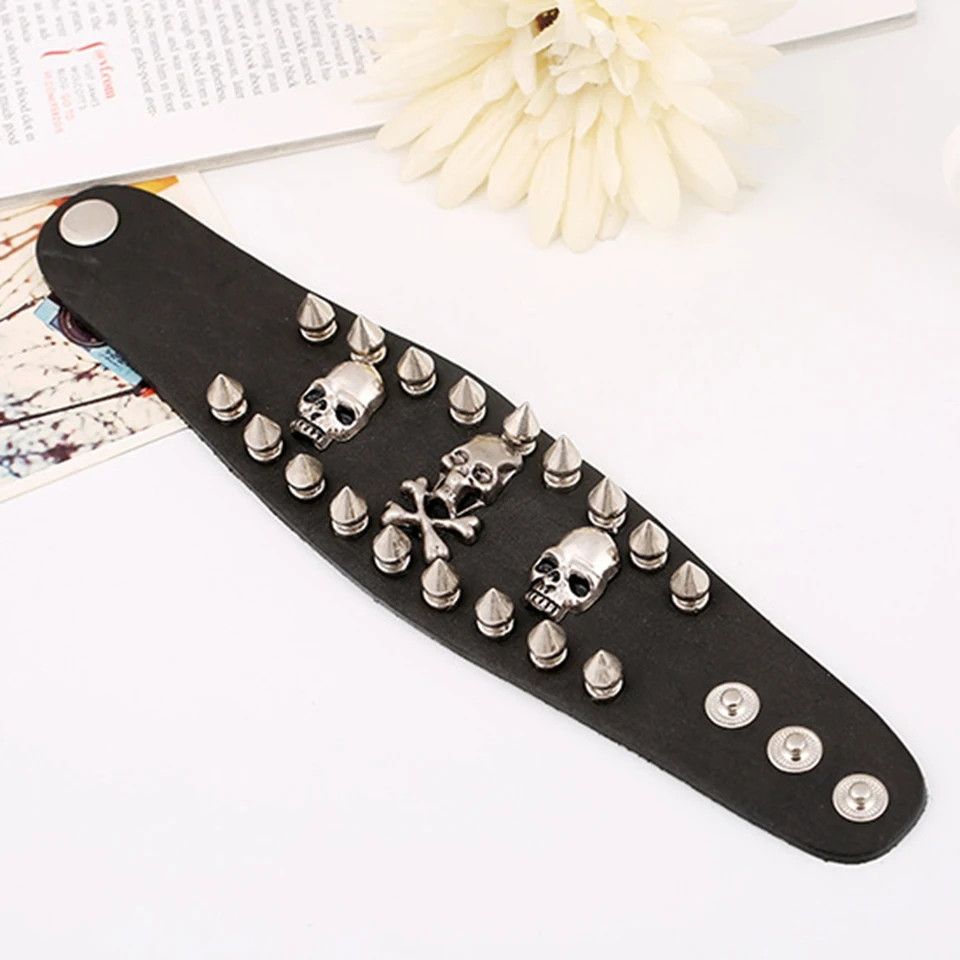 Japanese Brand Metal punk cuff Bracelet Size ONE SIZE - 3 Thumbnail
