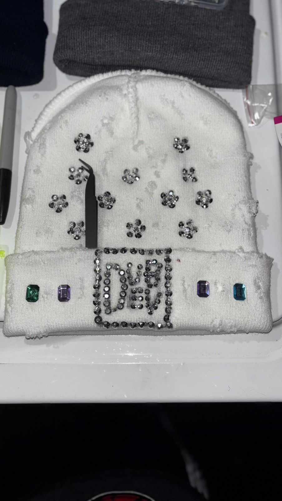 Other Rhinestone Beanies Size ONE SIZE - 3 Thumbnail