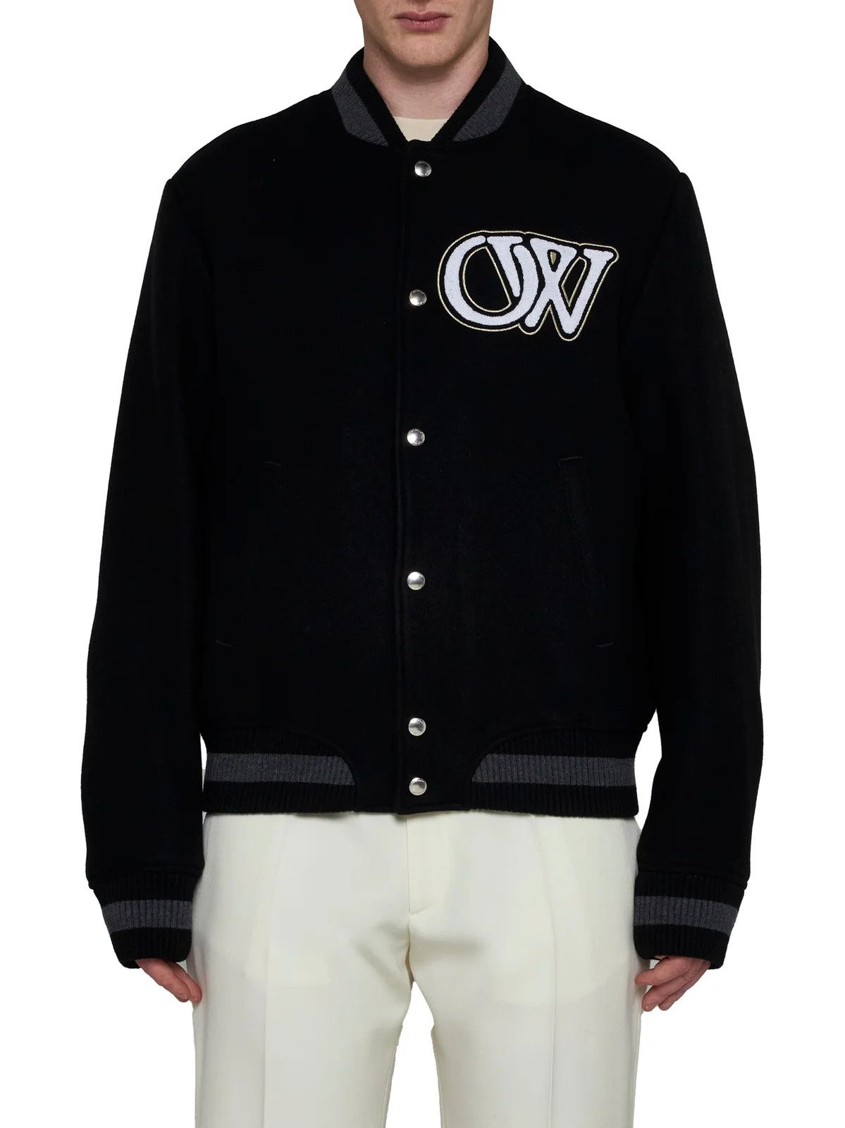 Off-White o1s22i1n1124 Bomber Jacket in Black Size US S / EU 44-46 / 1 - 2 Thumbnail